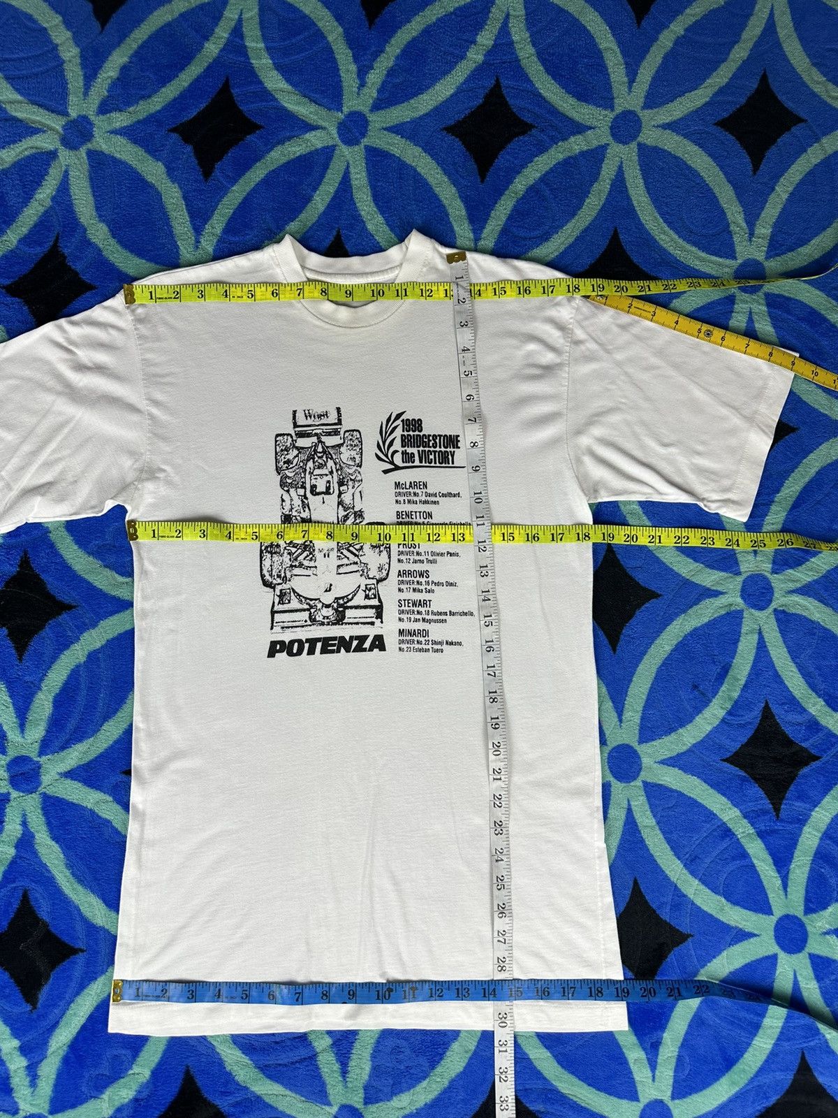 Formula 1 × Vintage Vintage F1 1998 Bridgestone The Victory A203 Size US S / EU 44-46 / 1 - 4 Thumbnail