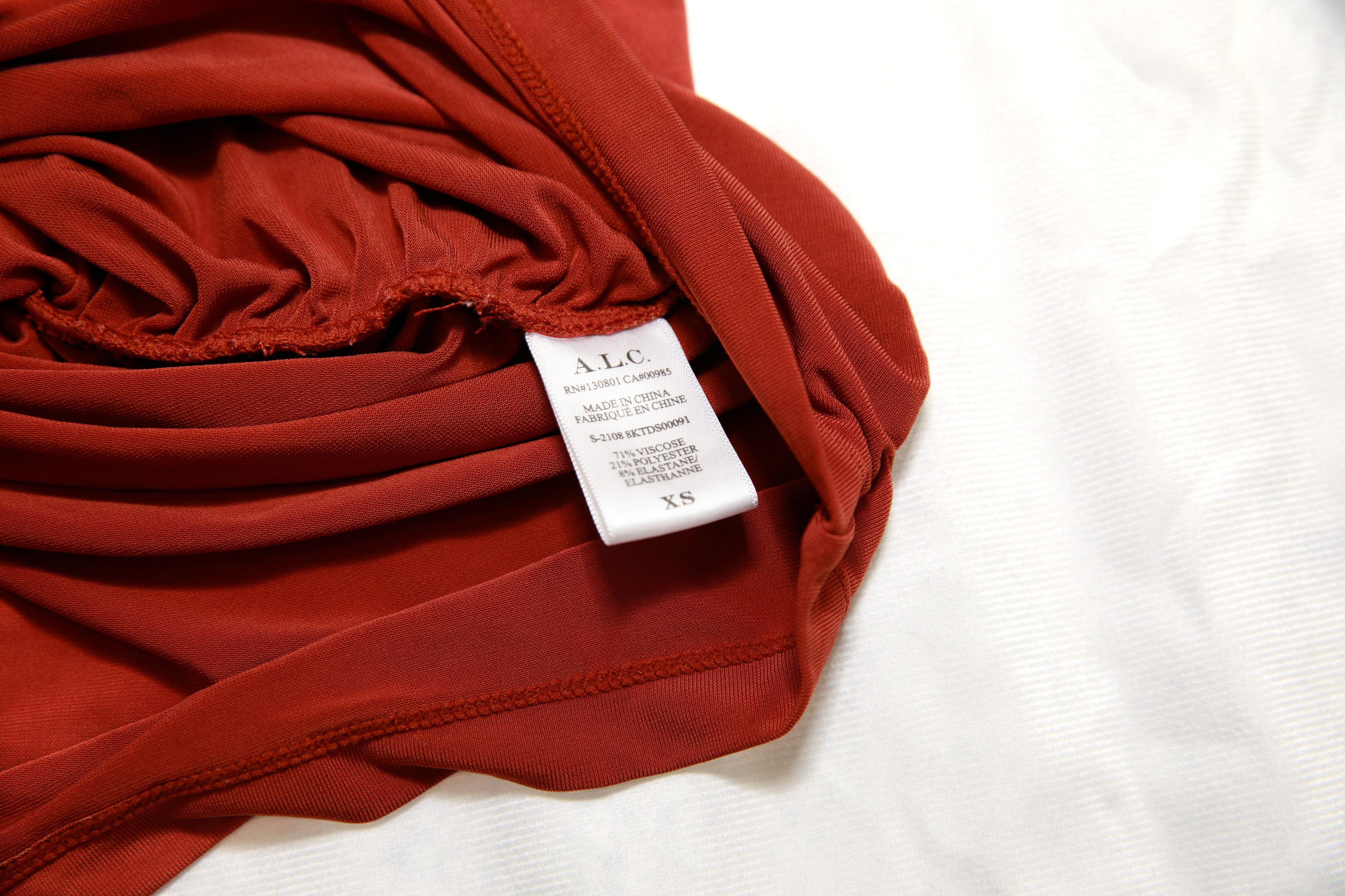 A.L.C. A.L.C. Larsen Brown Ruched Long Sleeve Minidress Buttons XS Size XS / US 0-2 / IT 36-38 - 9 Thumbnail