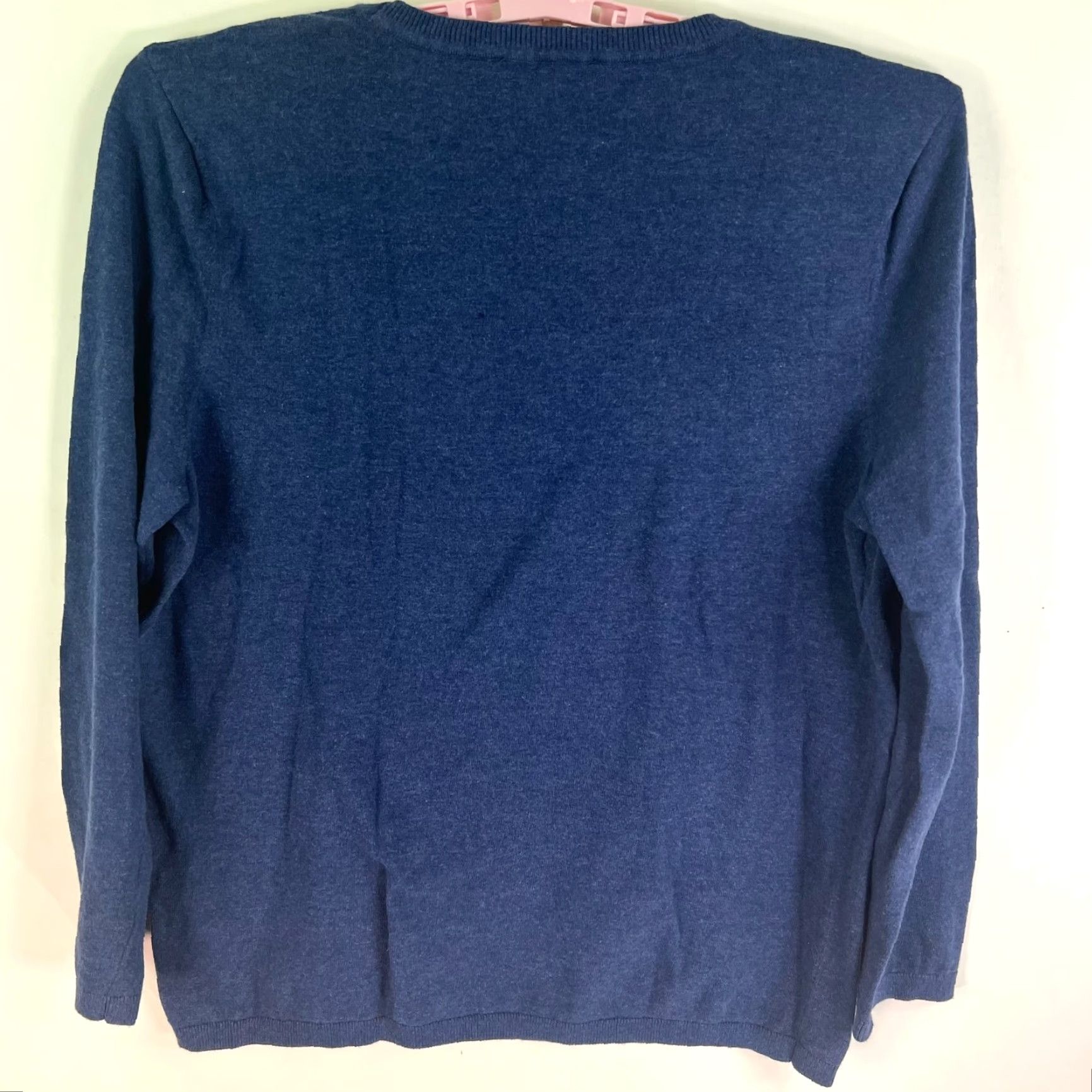 Tommy Hilfiger Tommy Hilfiger Love Knit Sweater Crew Neck Striped Blue Logo Pullover Men XL Retro Size US XL / EU 56 / 4 - 5 Thumbnail