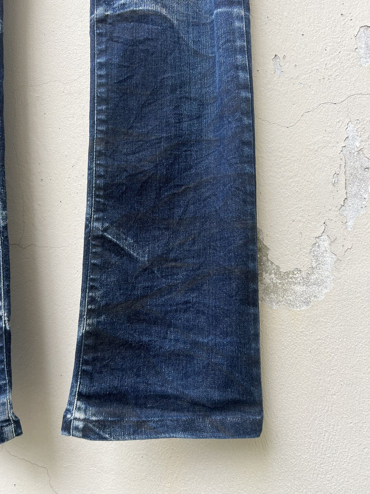 Tornado Mart Vintage Tornado Mart Distress Fade Denim Stretch Flare Jeans Size US 32 / EU 48 - 12 Thumbnail