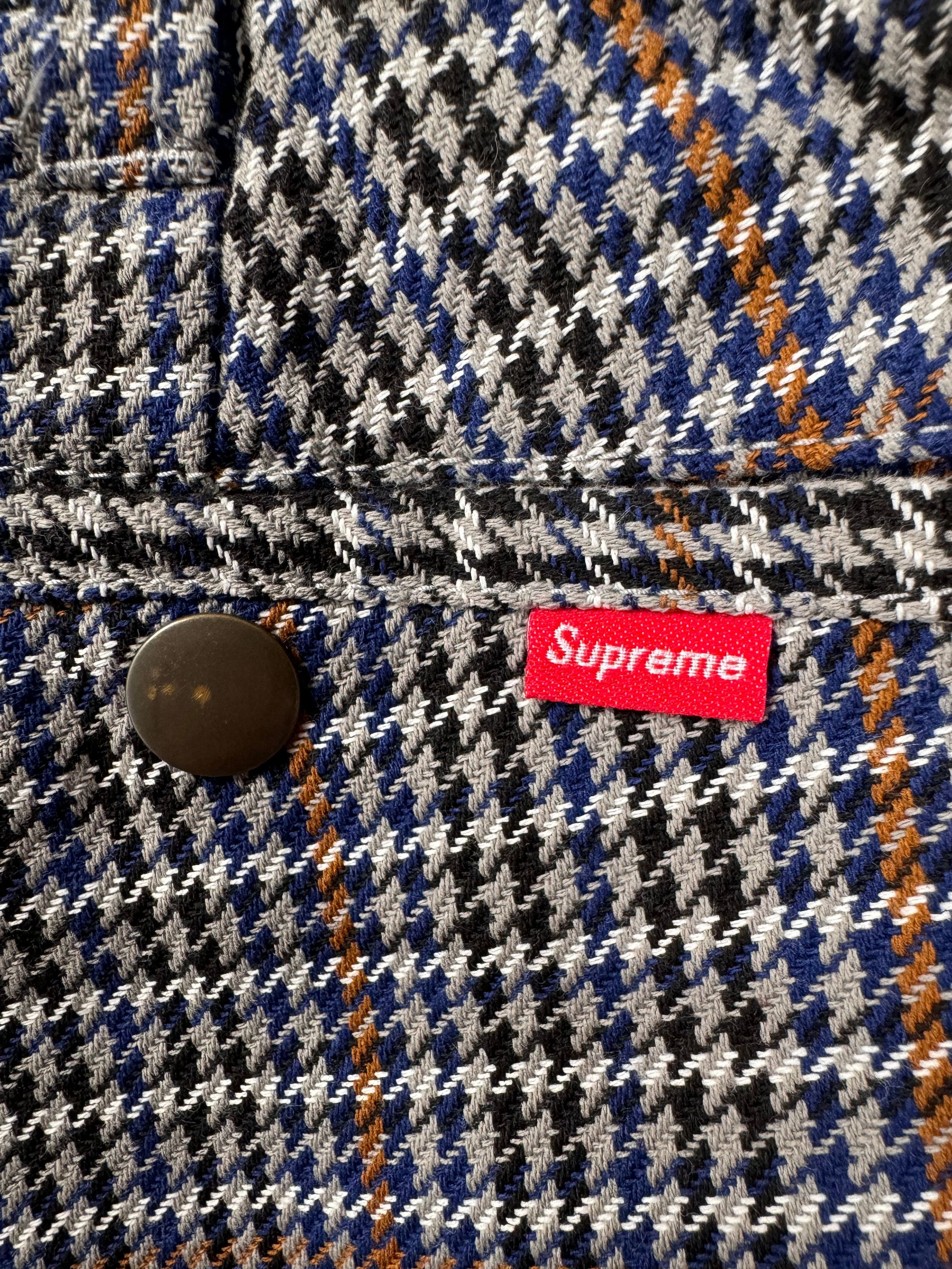 Supreme BRAND NEW* Supreme Work Short Grey Plaid Size US 34 / EU 50 - 4 Thumbnail
