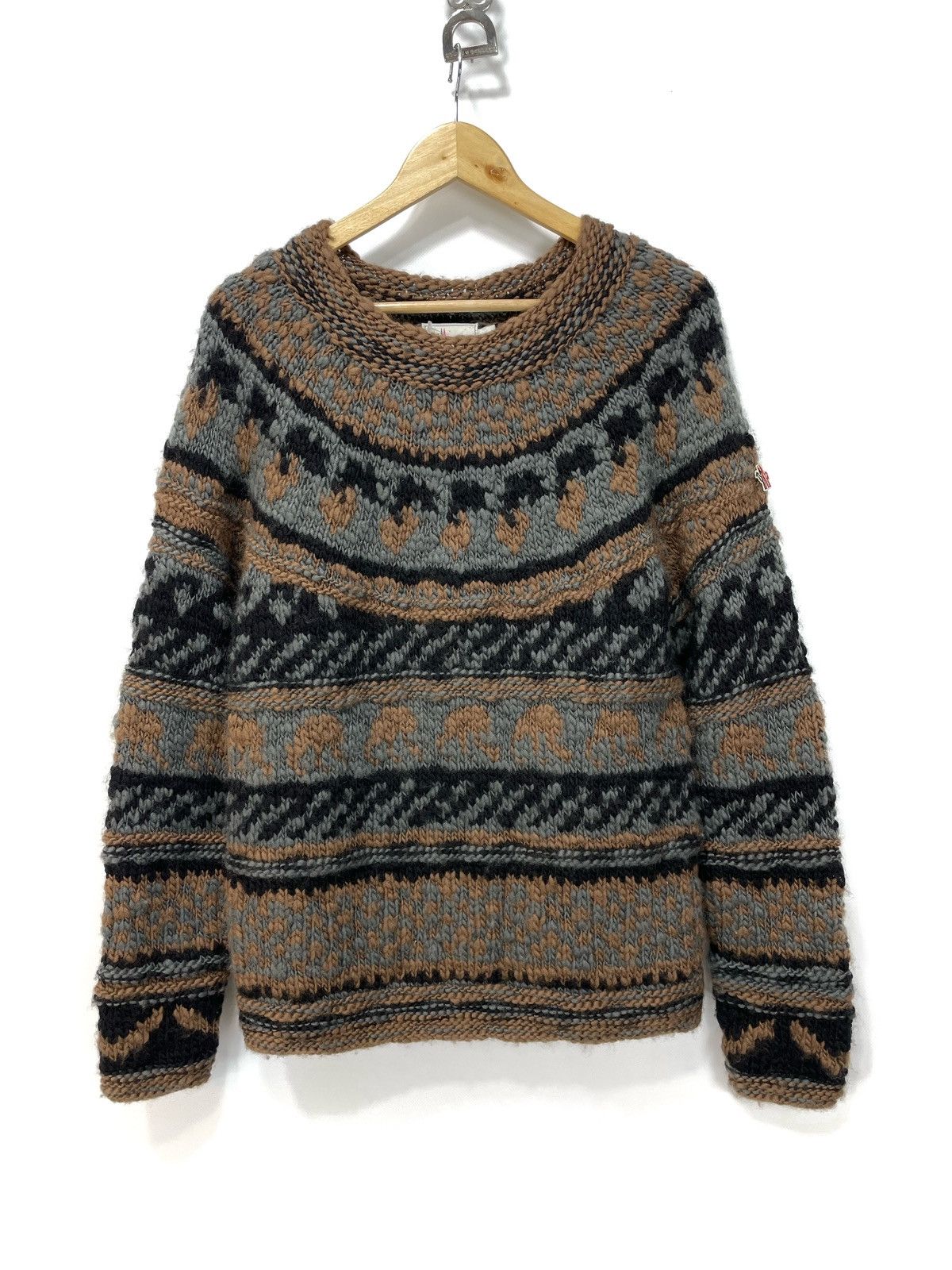 Moncler Grenoble Moncler Grenoble Knit wool sweater - size L Size L / US 10 / IT 46 - 1 Thumbnail