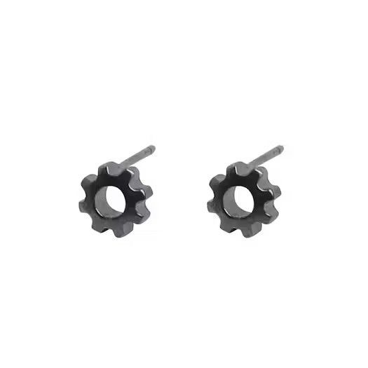 Jewelry × Vintage 925 silver vintage gear earrings Size ONE SIZE - 5 Thumbnail