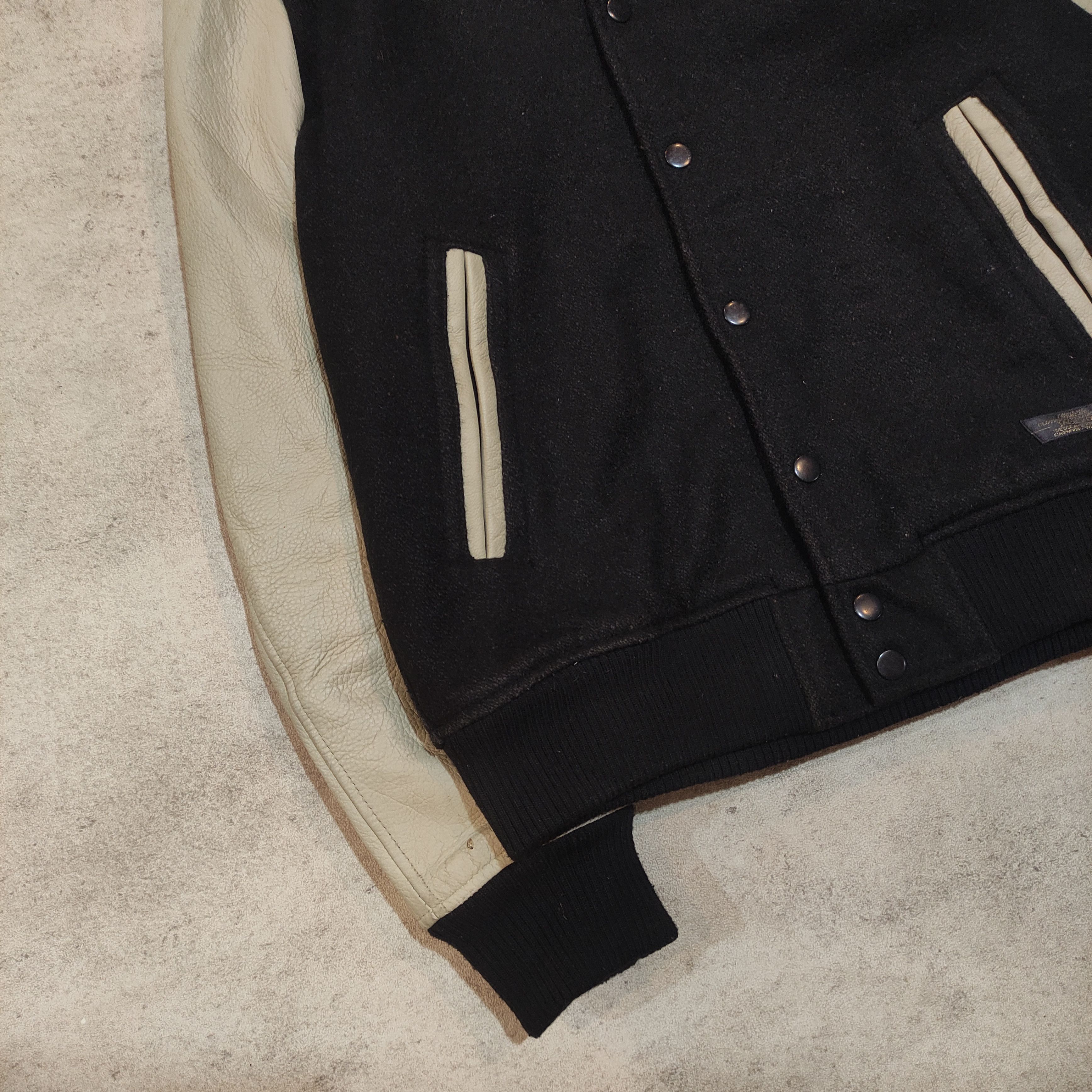 JACKROSE Rare!! JACKROSE VARSITY LEATHER JACKET ARCHIVE 2000s Size US M / EU 48-50 / 2 - 9 Thumbnail