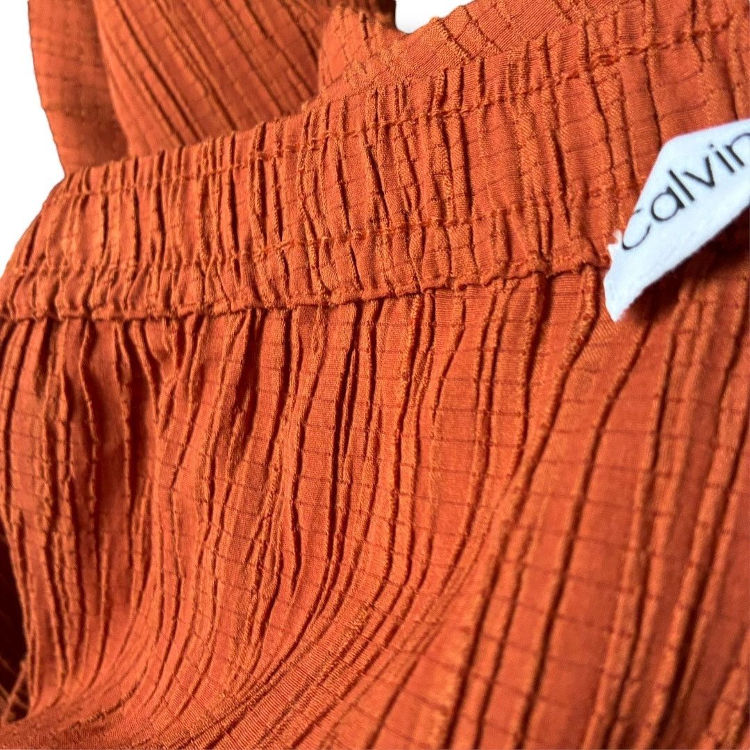 Calvin Klein Calvin Klein crinkle drawstring wide leg pants NWT size XL Size 38" / US 16 / IT 52 - 9 Thumbnail
