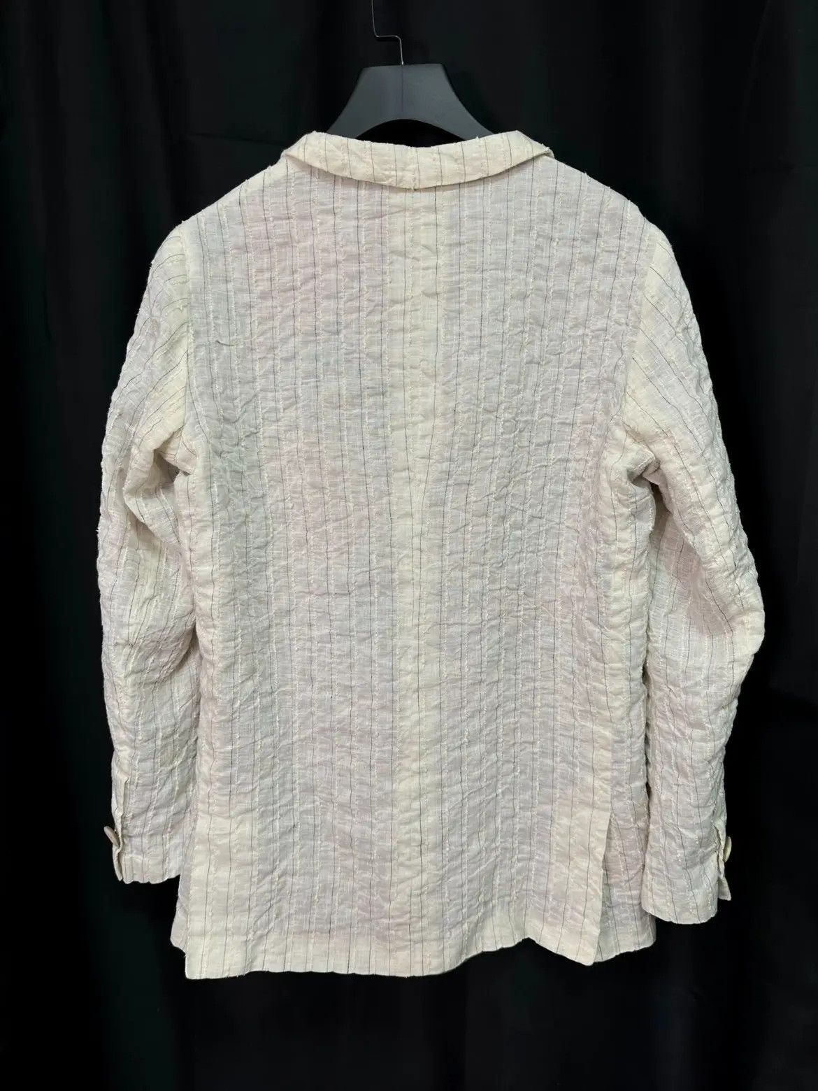 Geoffrey B. Small Geoffrey B. Small Geoffrey B.Small Linen & Silk Stripe Bla Size US M / EU 48-50 / 2 - 4 Thumbnail