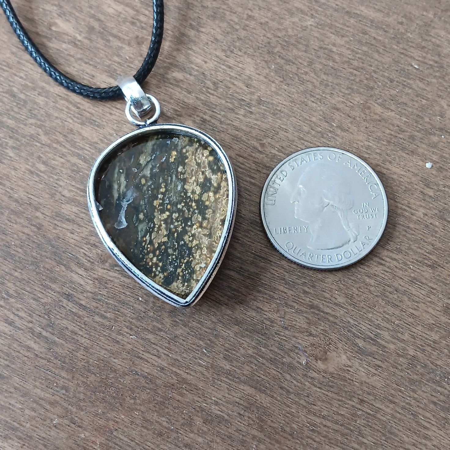 Other Ocean Jasper gemstone pendant necklace Size ONE SIZE - 2 Thumbnail