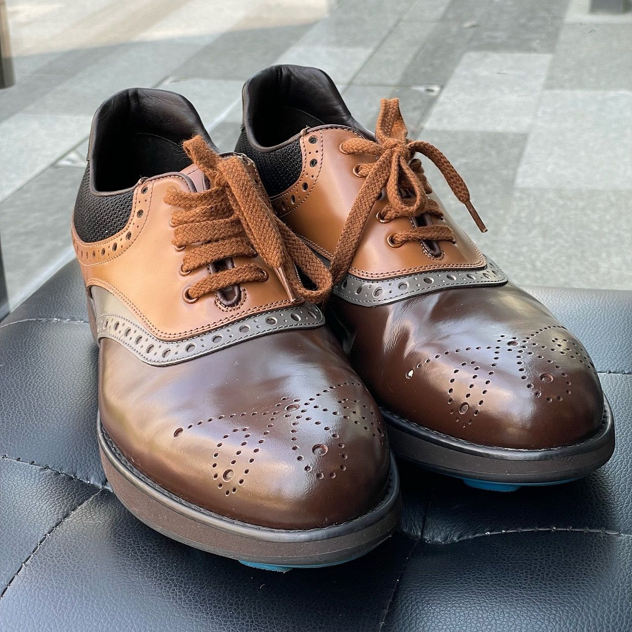 Prada Prada Wingtip Brogue Sneakers Size 9 Size US 10 / EU 43 - 1 Thumbnail