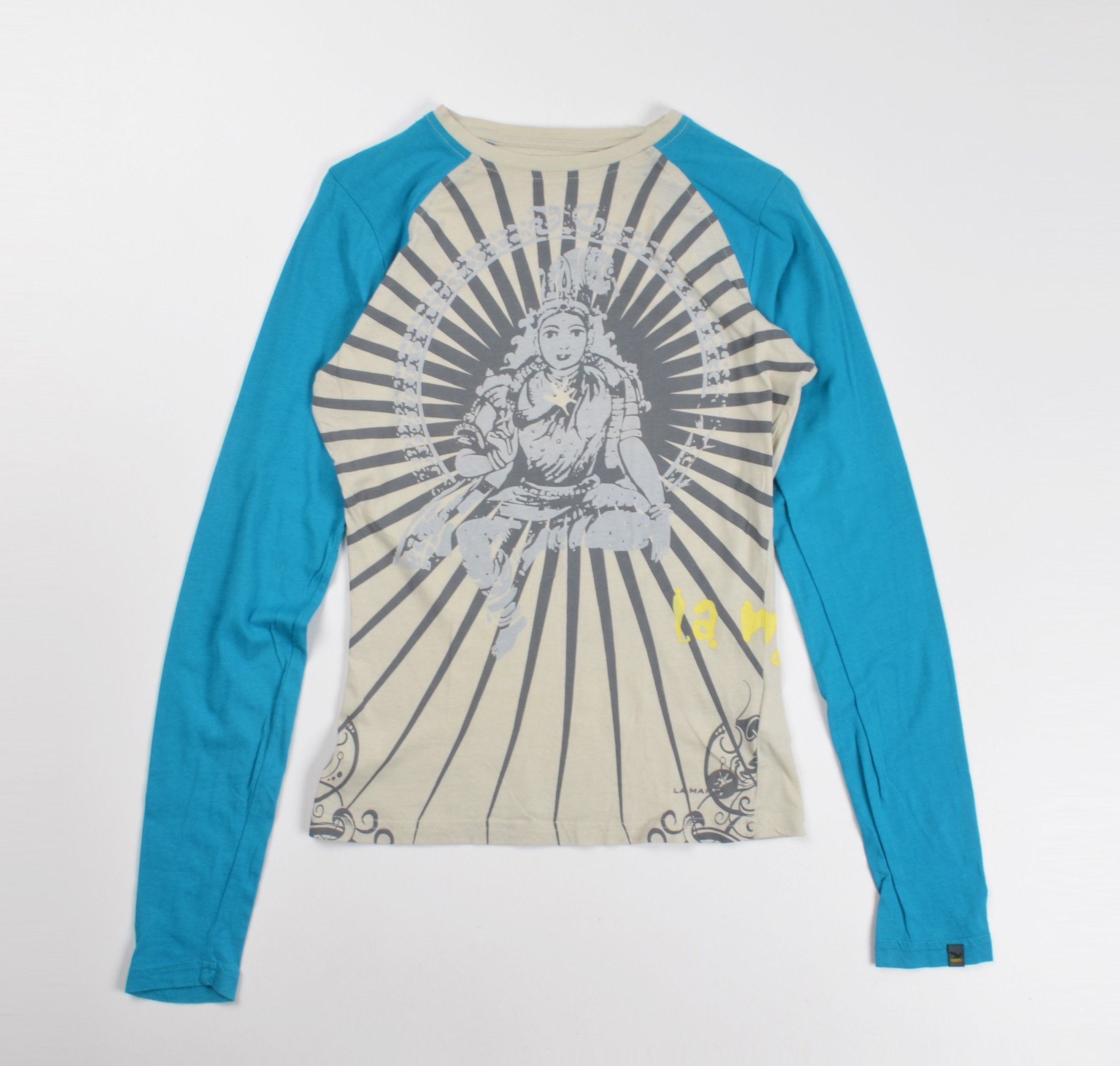 SALEWA Vintage Salewa Y2K Graphic Print Indie Grunge Raglan Tee Size XS / US 0-2 / IT 36-38 - 3 Thumbnail