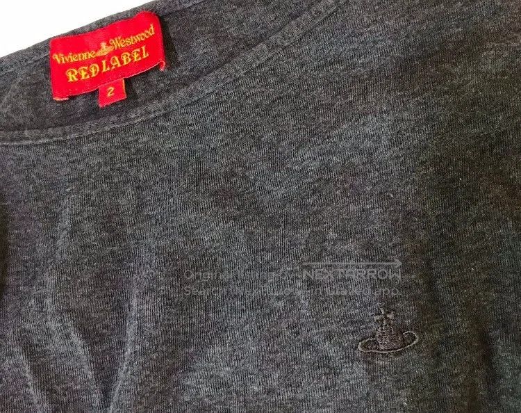 Vivienne Westwood Vivienne Westwood Charcoal gray planet embroidered cotton Size M / US 6-8 / IT 42-44 - 4 Thumbnail