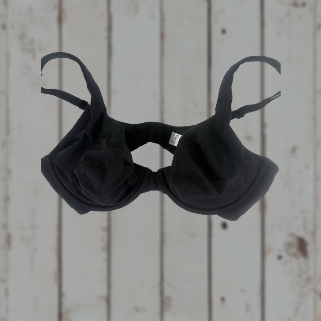 Jockey Jockey Underwired T-Shirt Bra Womens Size 36C Black Opaque Lightweight Regular Size ONE SIZE - 1 Thumbnail