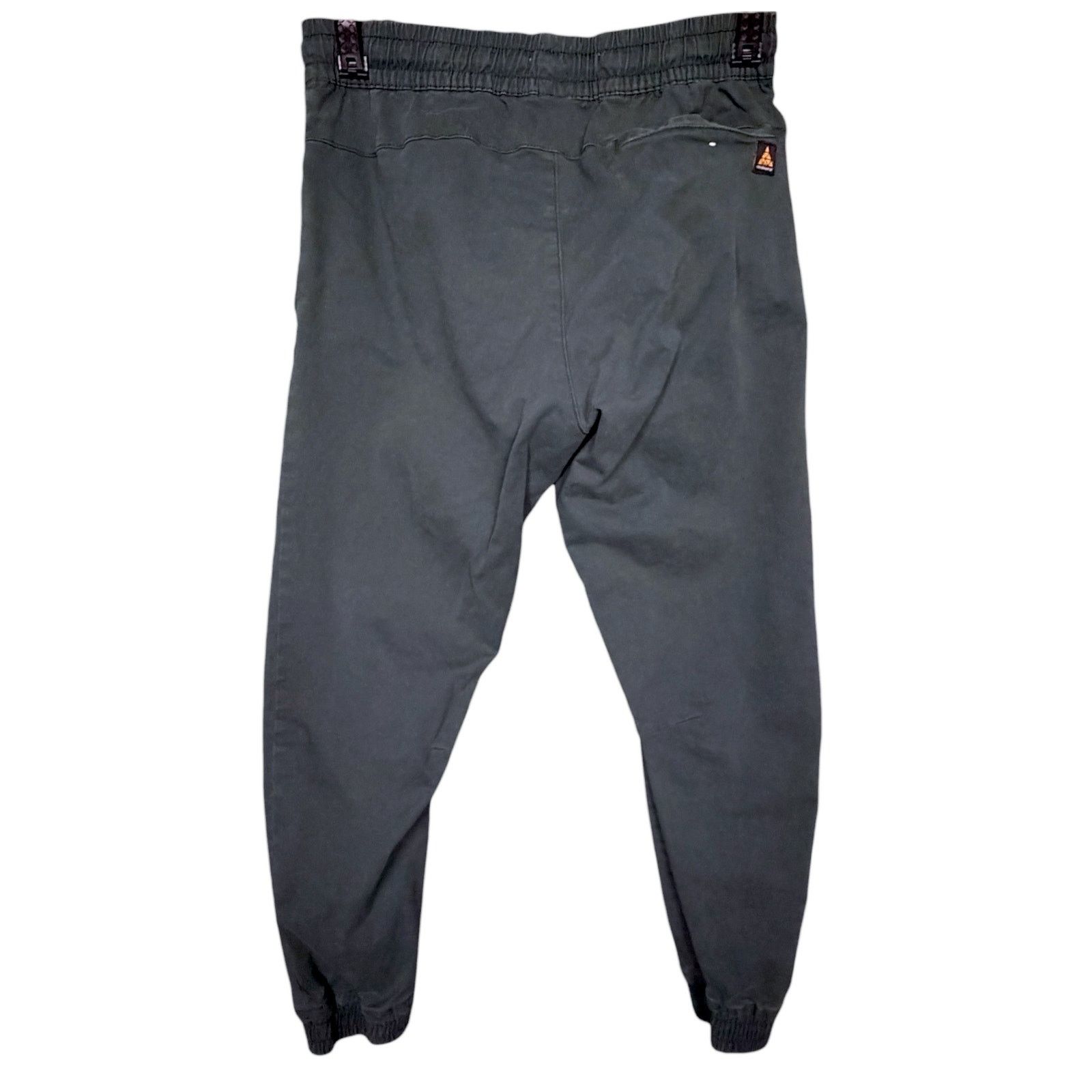 Zara Zara Pants Mens M/W31 Green Jogger Drawstring Elastic Waist Size US 31 - 6 Thumbnail