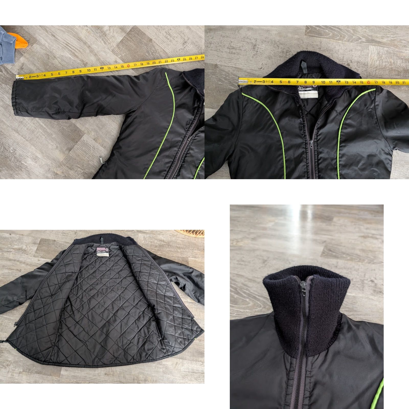 Vintage VINTAGE Arctic Cat Arcticwear Snow Jacket Quilt Lined Womens M USA Made Black Full Zip Pockets 80s 70s Winter Jacket Womens Size M / US 6-8 / IT 42-44 - 9 Thumbnail