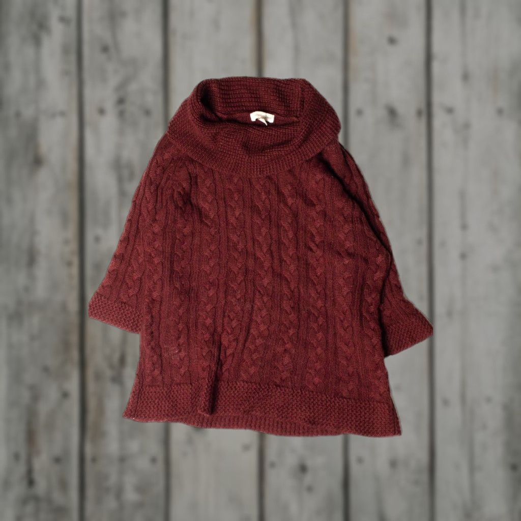 Coldwater Creek VINTAGE Coldwater Creek Fisherman Sweater Large Mauve Cable Stitch Knit Shirt Adult Large Mauve Pink Womens Size L / US 10 / IT 46 - 1 Thumbnail