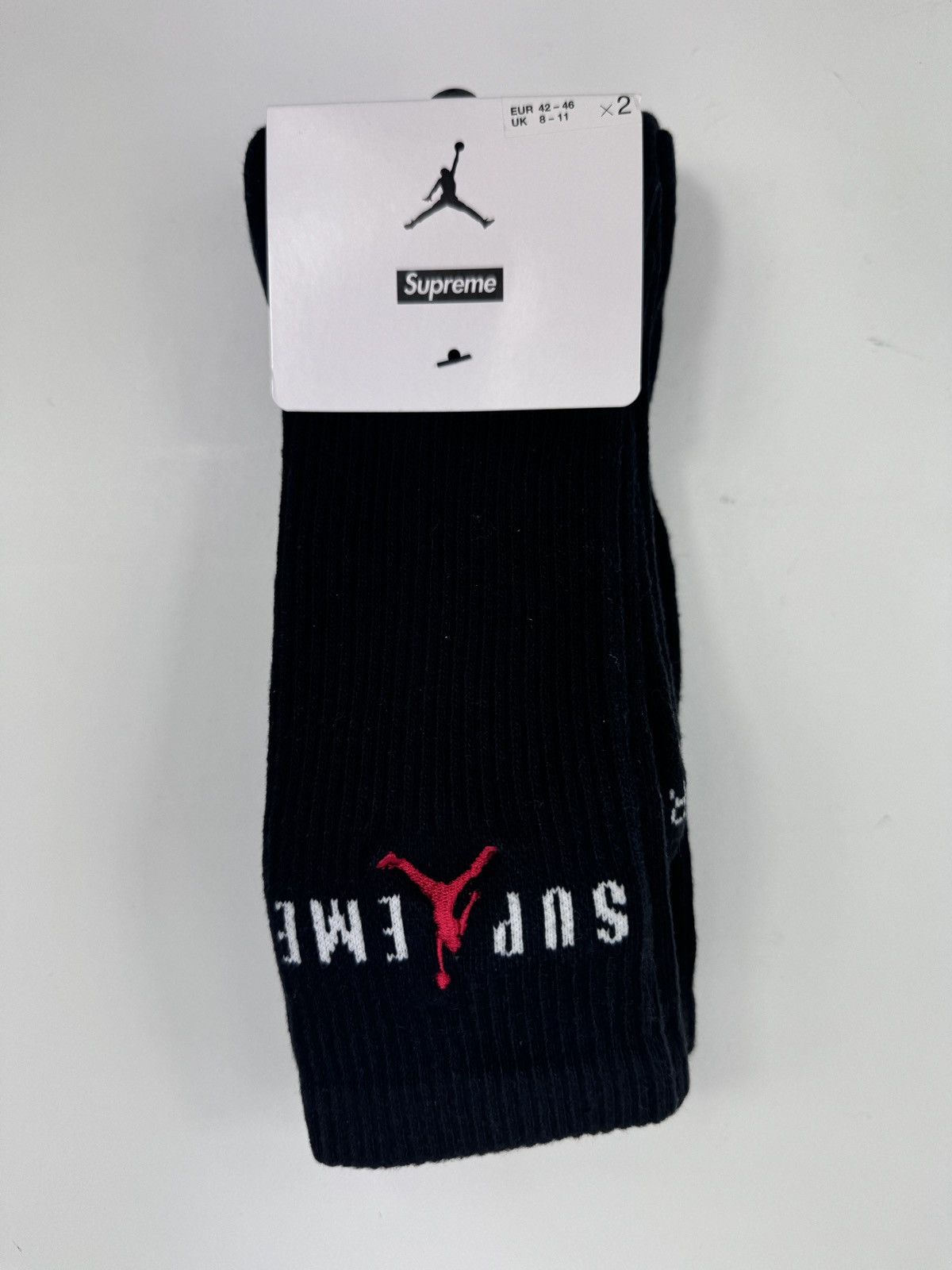 Jordan Brand × Supreme LOGO PRINT SOCKS PACK OF 2 Size ONE SIZE - 1 Thumbnail