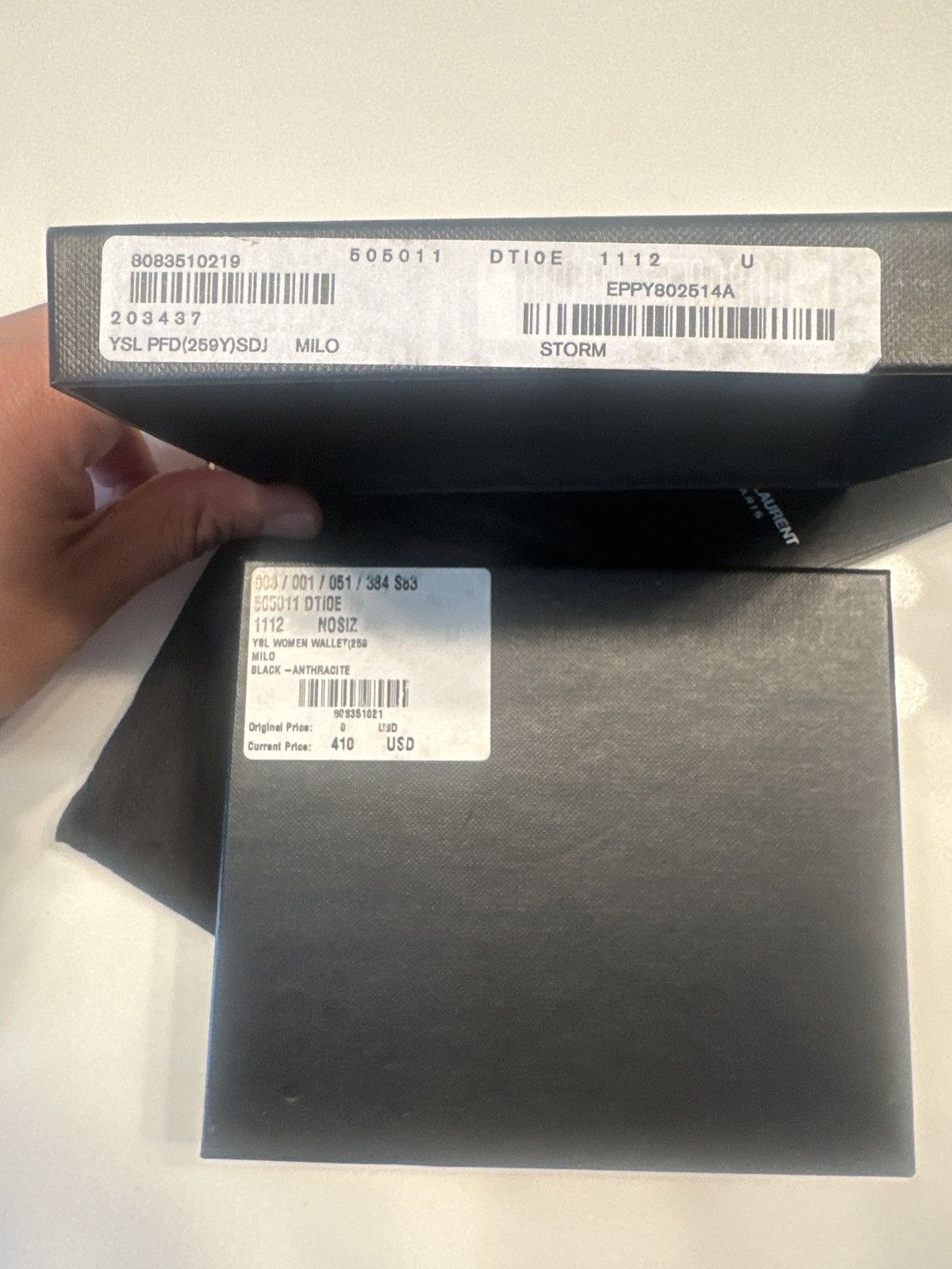 Saint Laurent Paris × Yves Saint Laurent Bifold wallet W/ Money Clip Size ONE SIZE - 1 Thumbnail