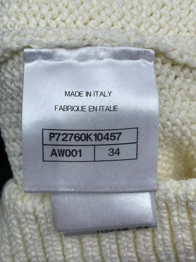 Chanel Chanel 23S milky white knitted long sleeves 2504-Nextarrow Size XXS / US 00 / IT 34 - 5 Thumbnail