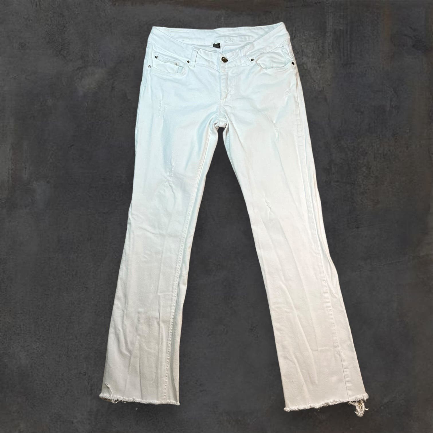 Other Jijil Made in Italy White Denim Women's 32/46 Low Rise Size 32" / US 10 / IT 46 - 1 Thumbnail