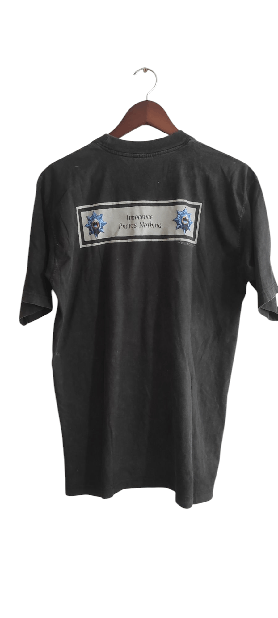 Vintage Warhammer Blue Grape Tee 1997 Innocence Proves Nothing Size US L / EU 52-54 / 3 - 2 Thumbnail