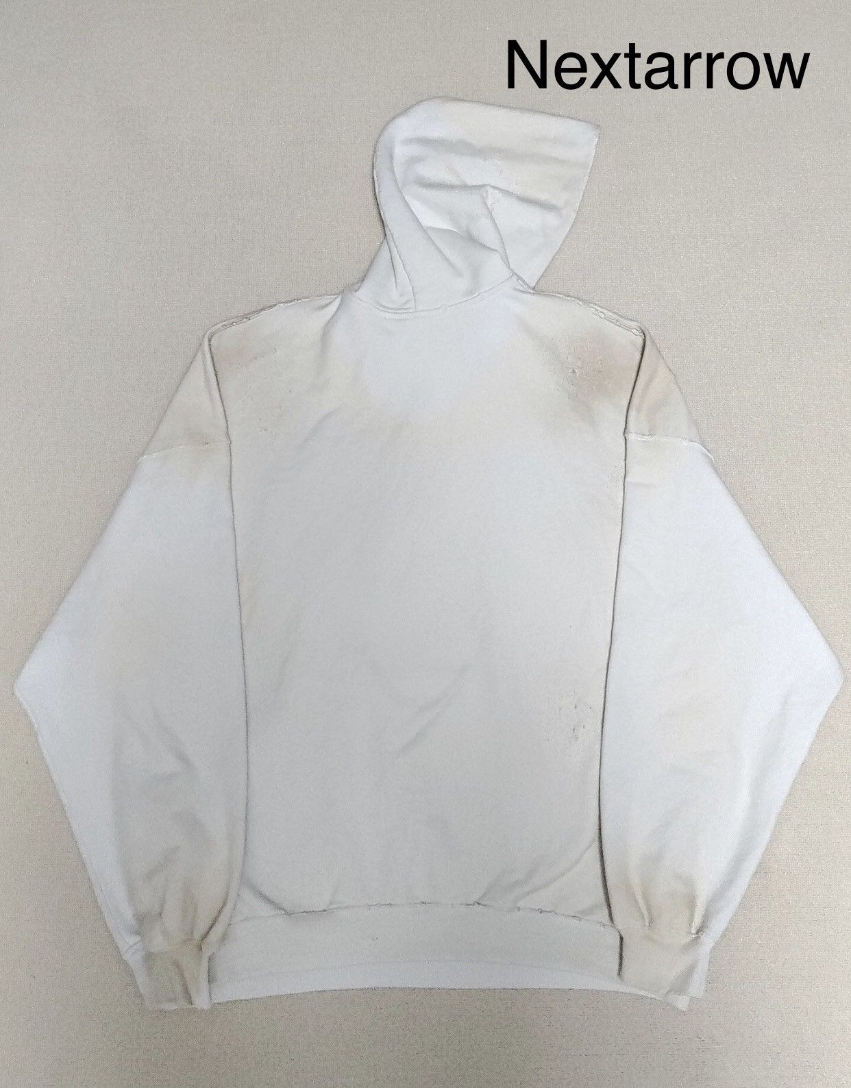 Balenciaga Balenciaga 23ss Mud Stained Manchester Old Velcro Hoodie Size US M / EU 48-50 / 2 - 2 Thumbnail