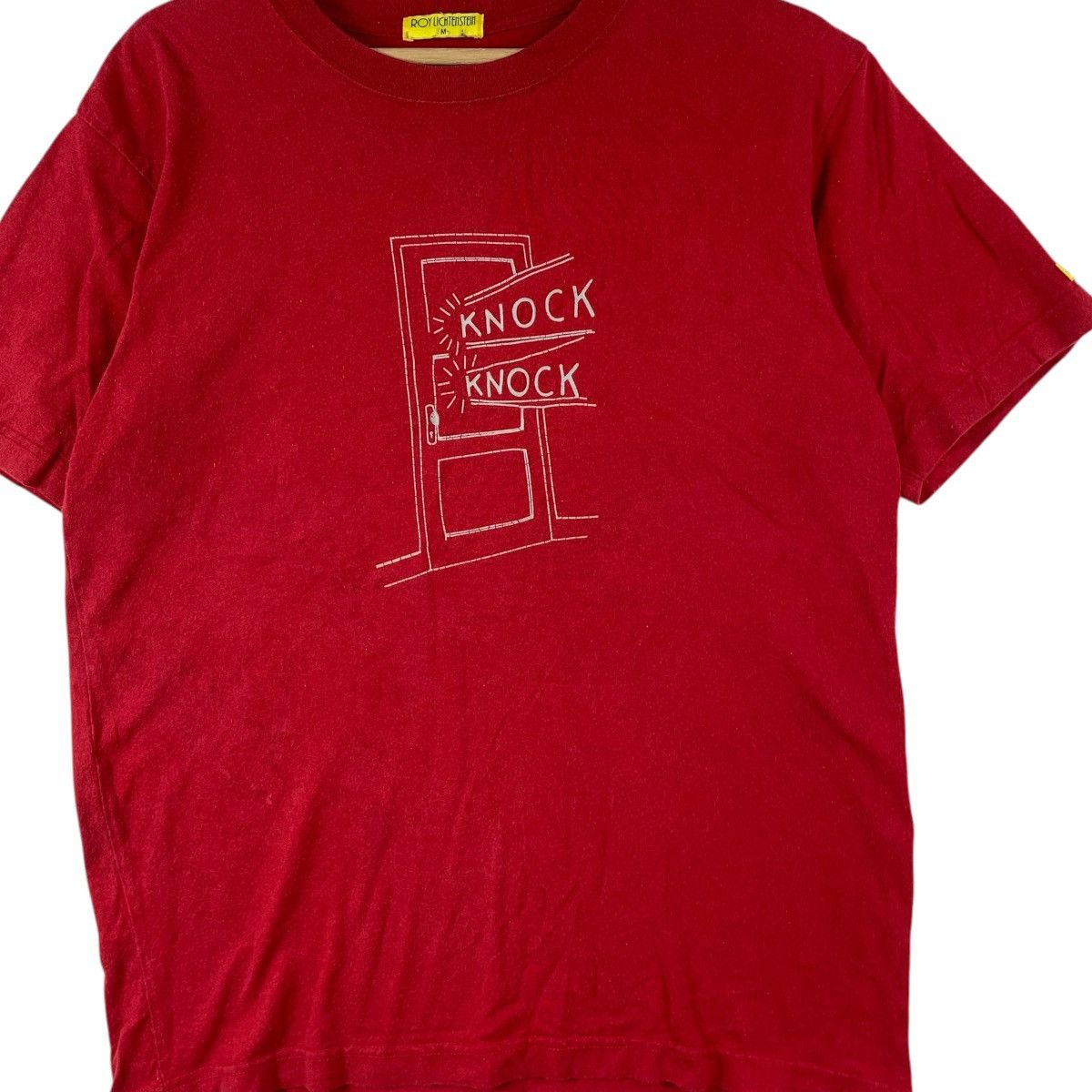 Vintage Vintage ROY LICHTENSTEIN KNOCK KNOCK Poster Tee Shirt Top Size US M / EU 48-50 / 2 - 3 Thumbnail