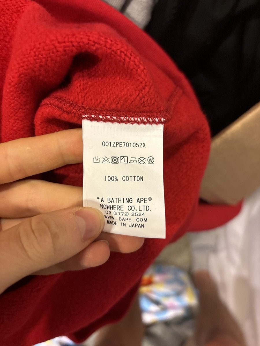 Bape Bape x Swarovski Red/Camo Shark Zip Hoodie Size US XL / EU 56 / 4 - 10 Thumbnail