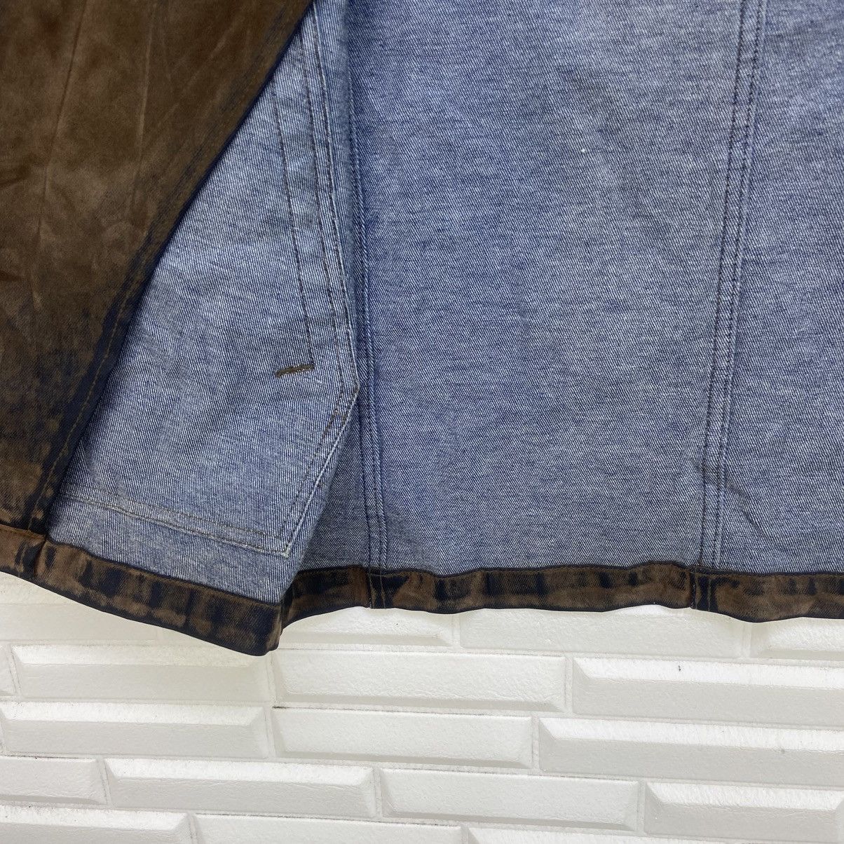 Vintage Baffy Hard Wear Soft Denim Polyurethane Chore Worker Jacket Size US M / EU 48-50 / 2 - 14 Thumbnail