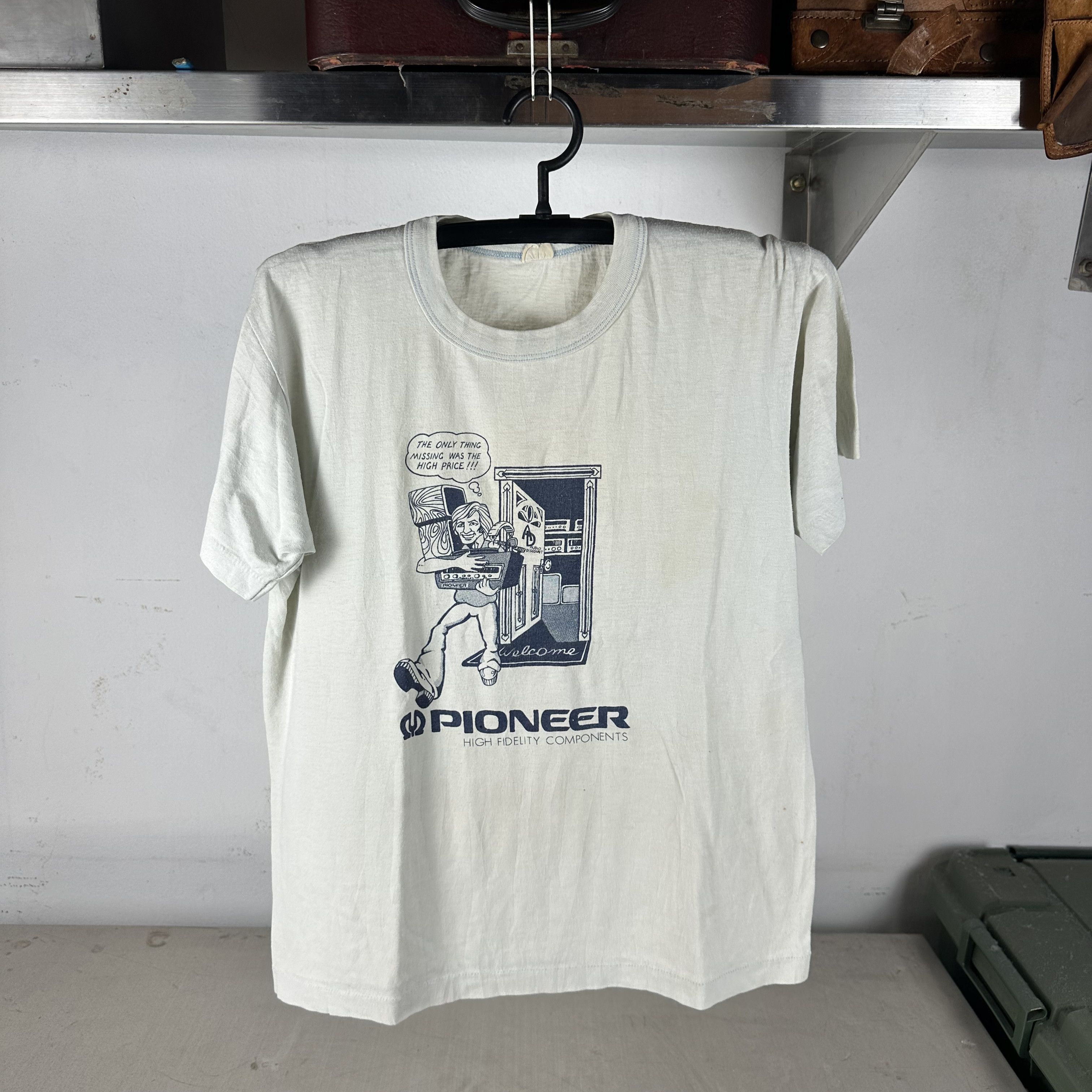 Vintage Vintage 70s 80s Pioneer High Fidelity Components Promo Tee Size US S / EU 44-46 / 1 - 1 Thumbnail
