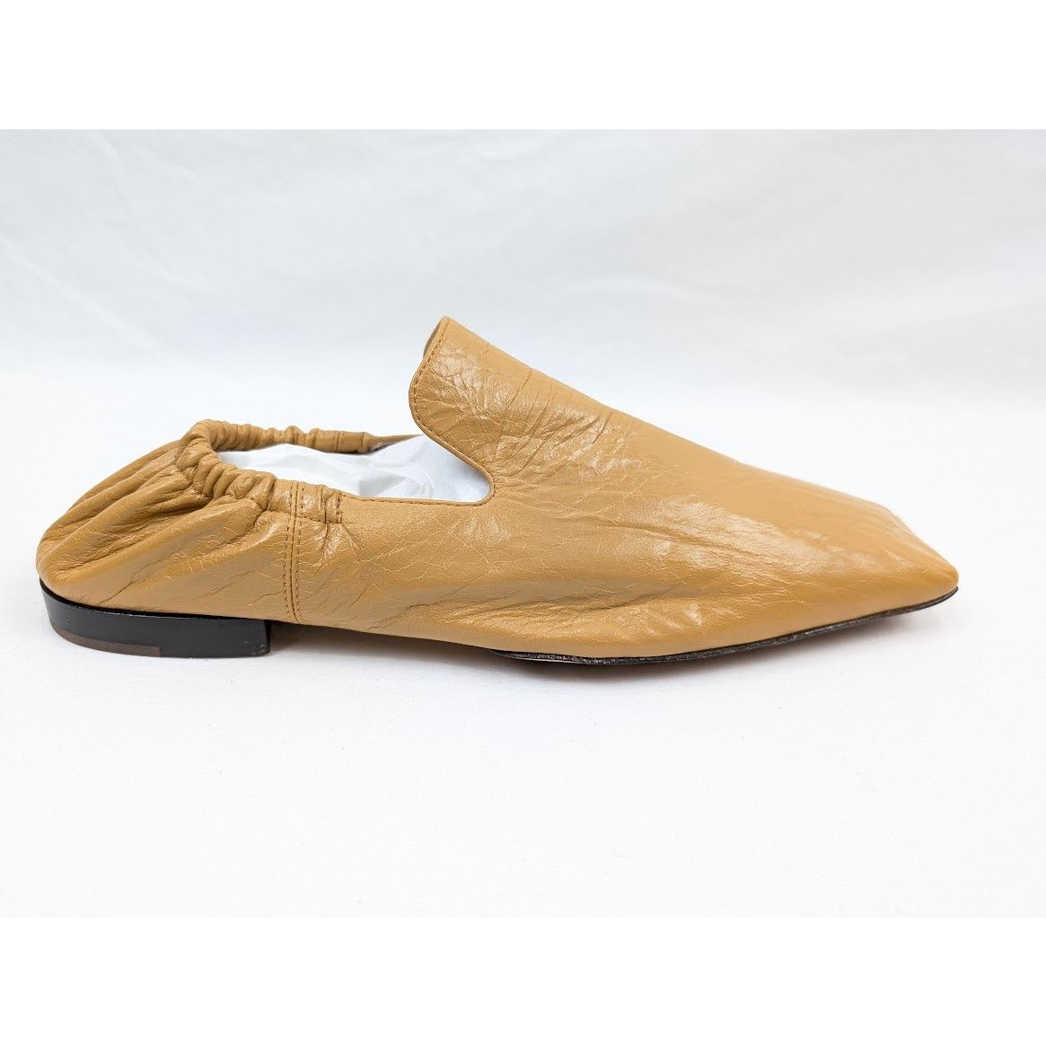 Bottega Veneta o1rshd1 Q:2 / Rubber Sole / Leather Crunch Lux Shoes Sahara Size US 8.5 / EU 41-42 - 3 Thumbnail
