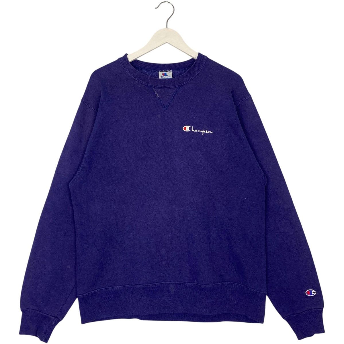 Vintage Vintage 90s Champion Blue Tag Sweatshirt Crewneck BlueSize M Size US M / EU 48-50 / 2 - 1 Thumbnail
