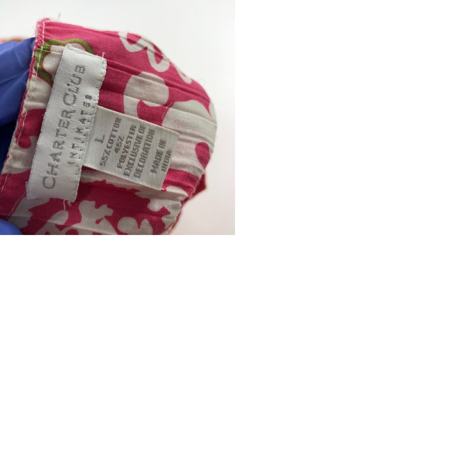 Charter Club Charter Club Dress A-Line Sleeveless V-Neck Pink Knit Casual Short Above Knee Women L Regular XS? No, L Size L / US 10 / IT 46 - 9 Thumbnail