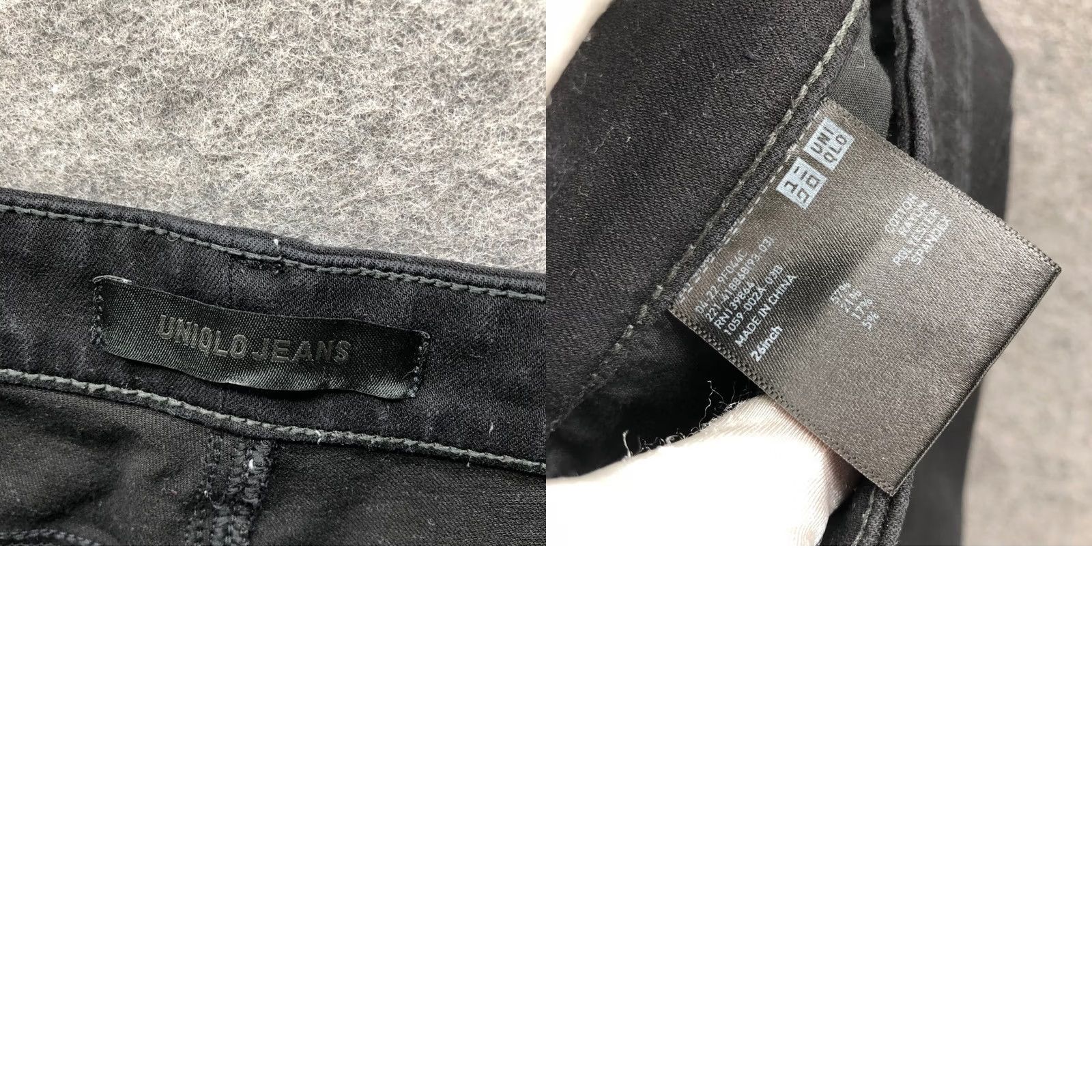 Uniqlo Uniqlo Jeans High Rise Ultra Stretch Ankle Jeans Womens 26 Black Skinny Size 42" / US 20 - 8 Thumbnail