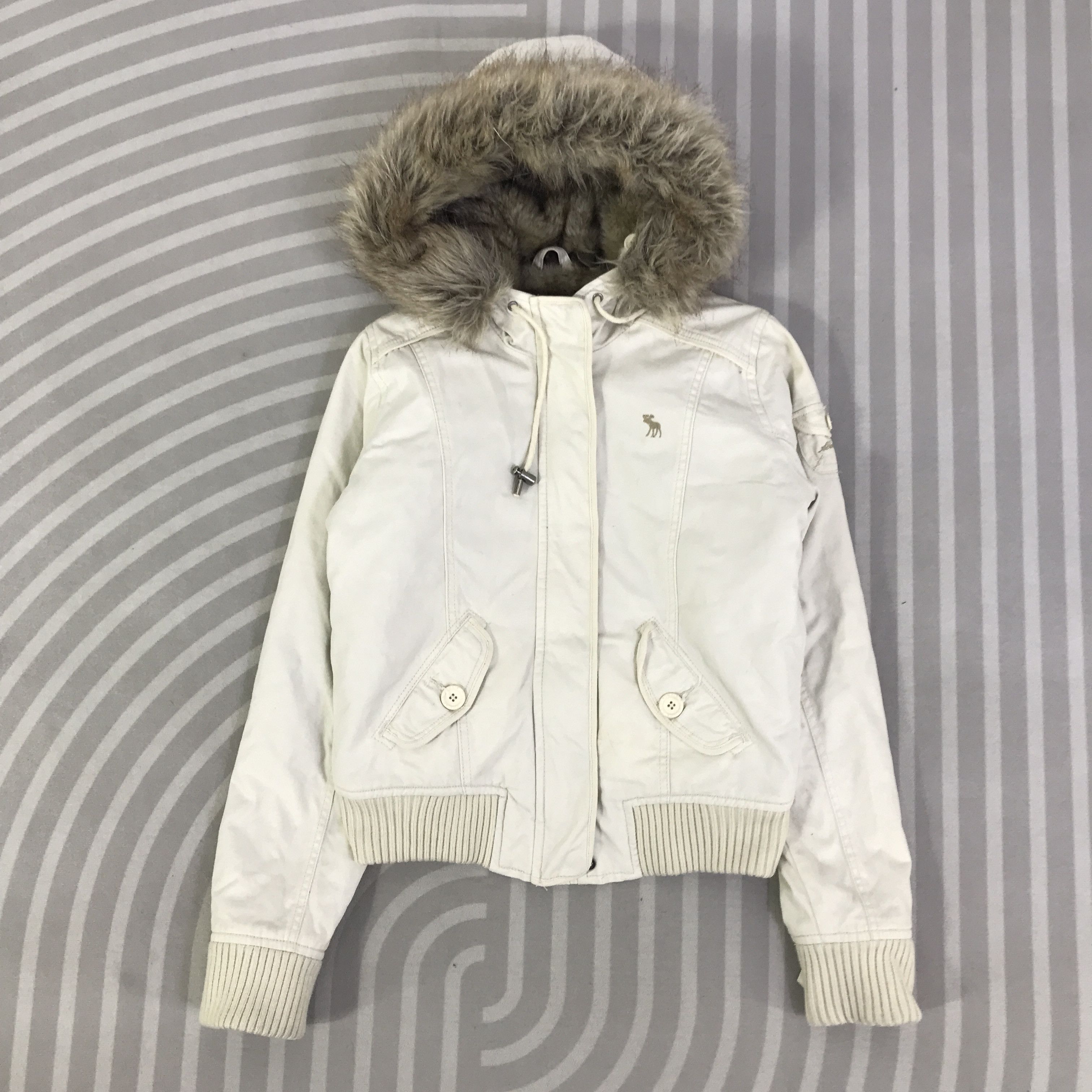 Abercrombie & Fitch Vintage Abercrombie & Fitch Hoodie Jacket K122B2 Size US S / EU 44-46 / 1 - 1 Thumbnail