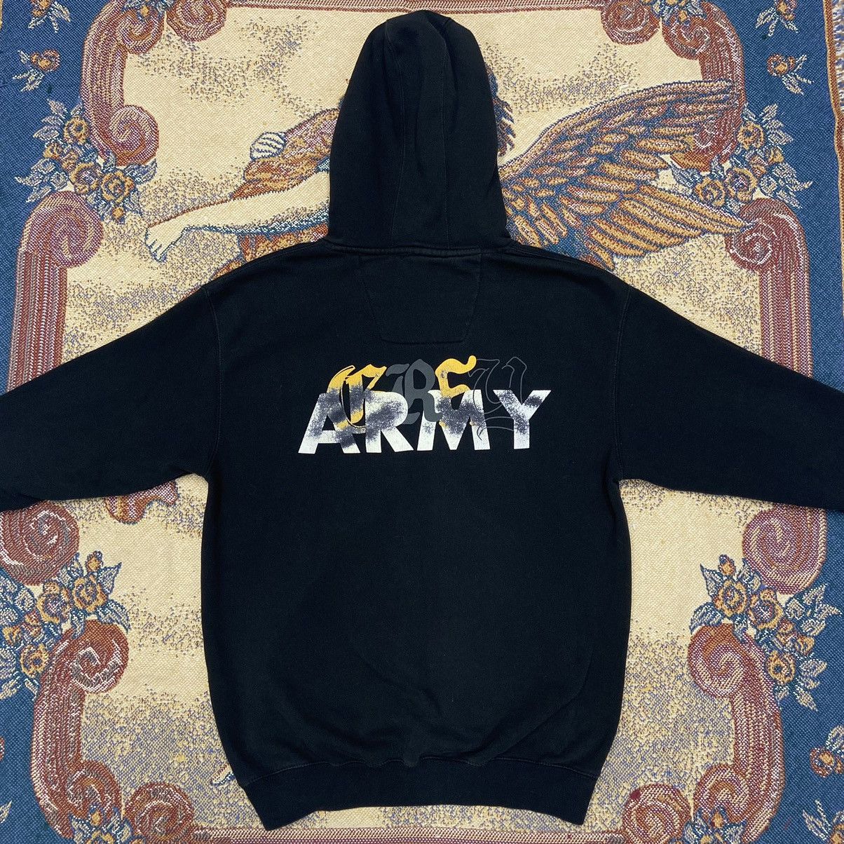 image of G59 Records Suicideboys G59 Grey Army Hoodie in Black, Men's (Size Large)