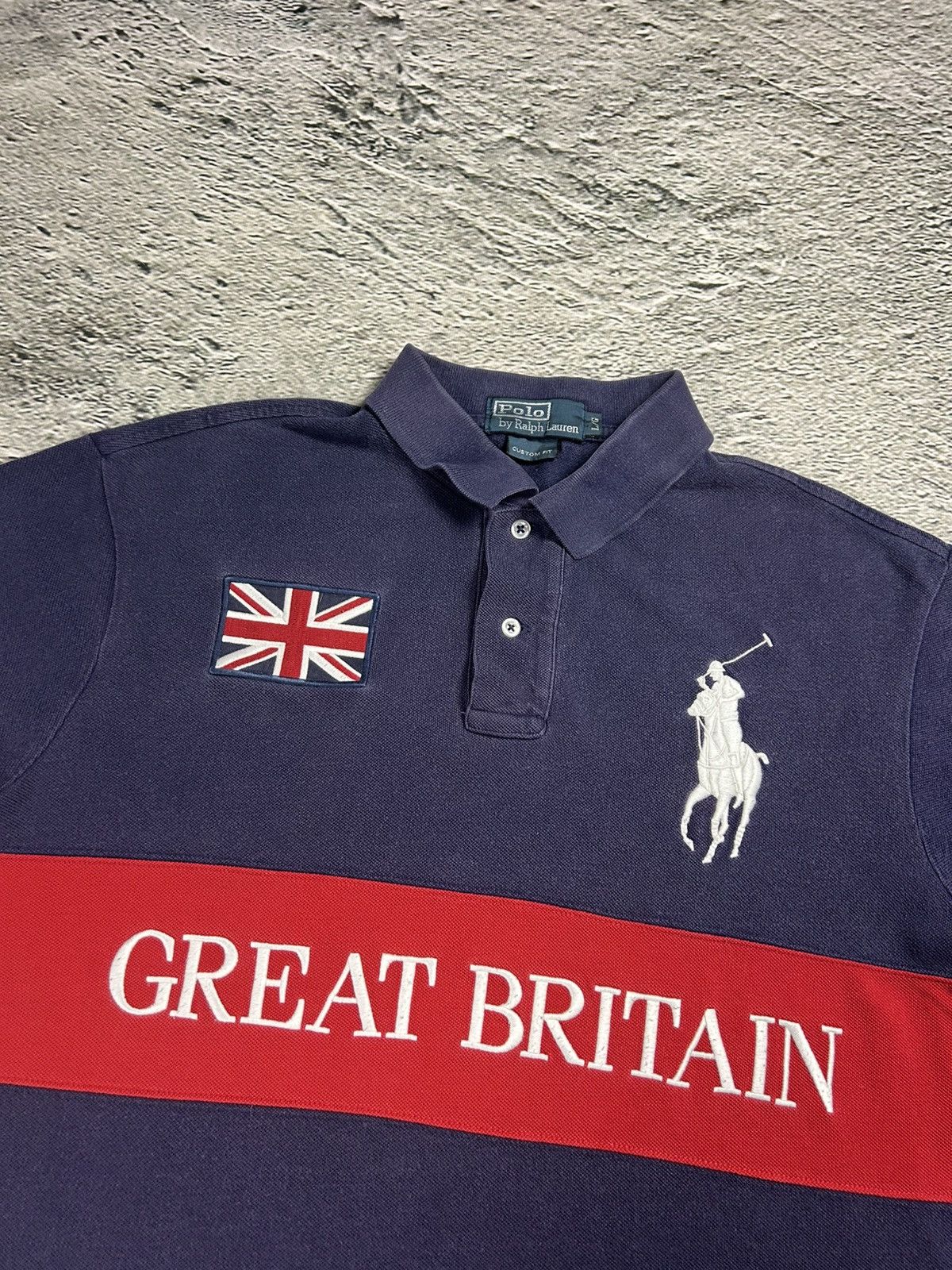 Ralph Lauren Chief Keef Polo Ralph Lauren Great Britain vintage red navy Size US L / EU 52-54 / 3 - 2 Thumbnail