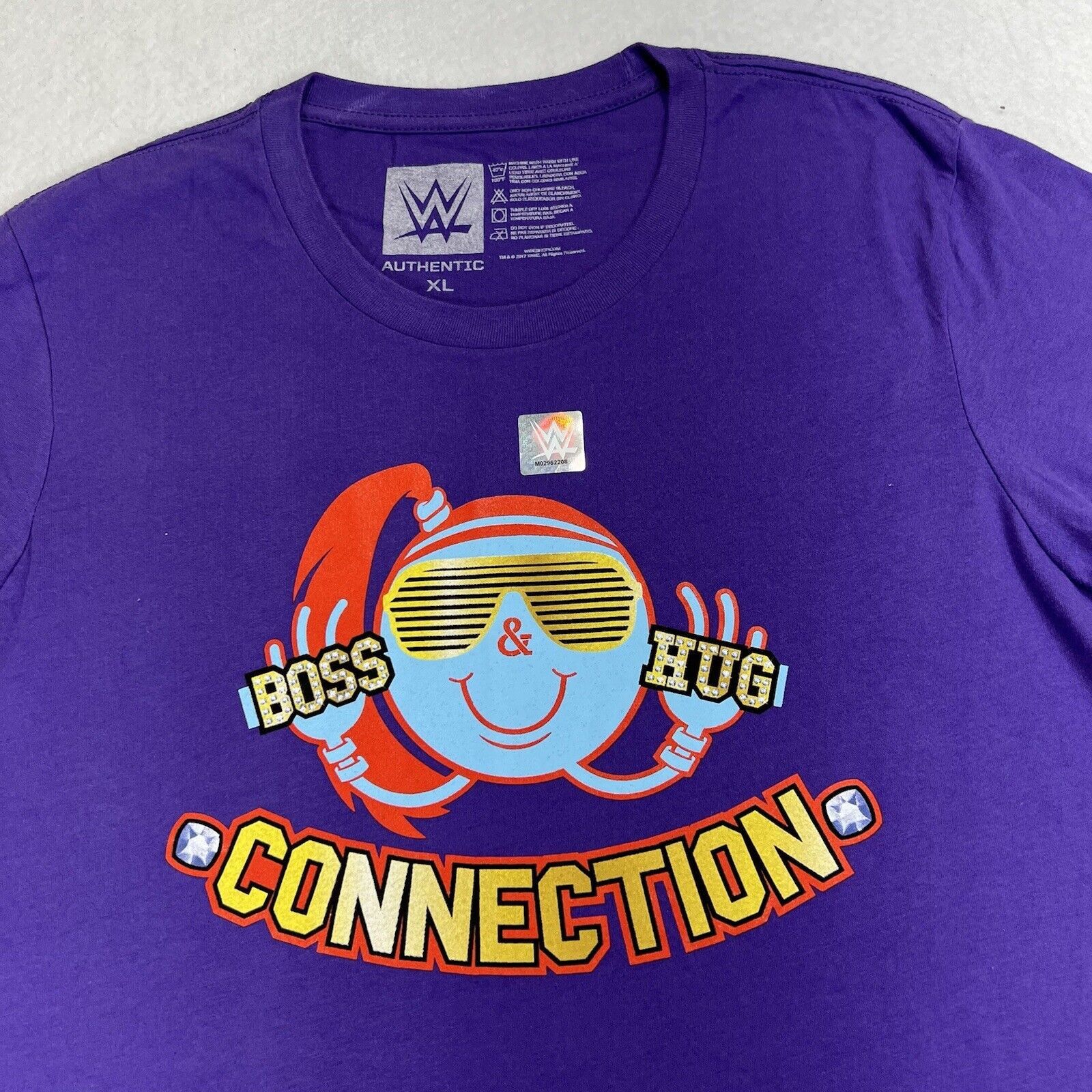 WWE WWE Boss n' Hug XL Purple Short Sleeve Graphic T Shirt NWOT Size XL / US 12-14 / IT 48-50 - 2 Thumbnail