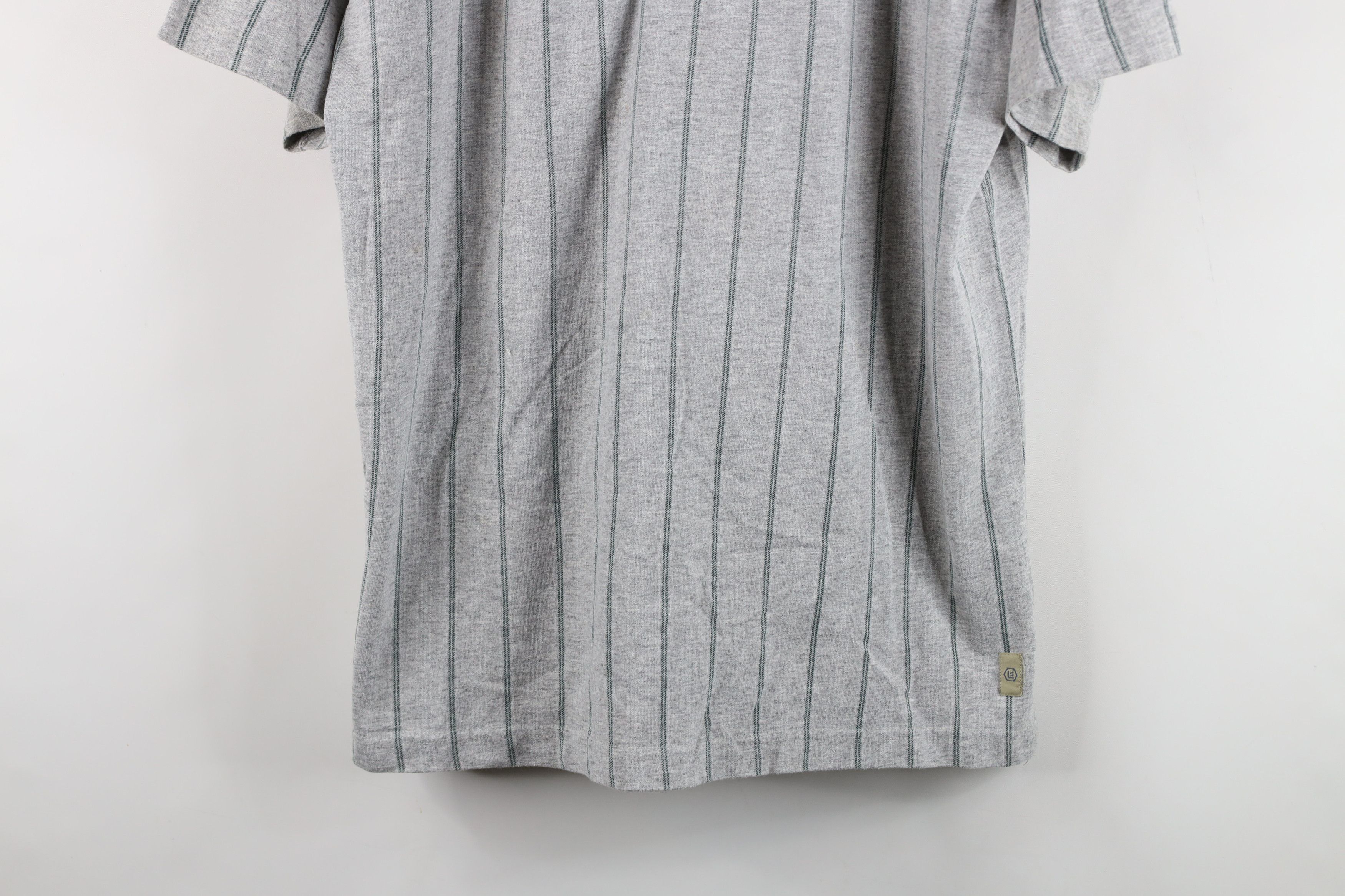 Vintage Vintage 90s Streetwear Short Sleeve Henley T-Shirt Gray Size US XL / EU 56 / 4 - 3 Thumbnail