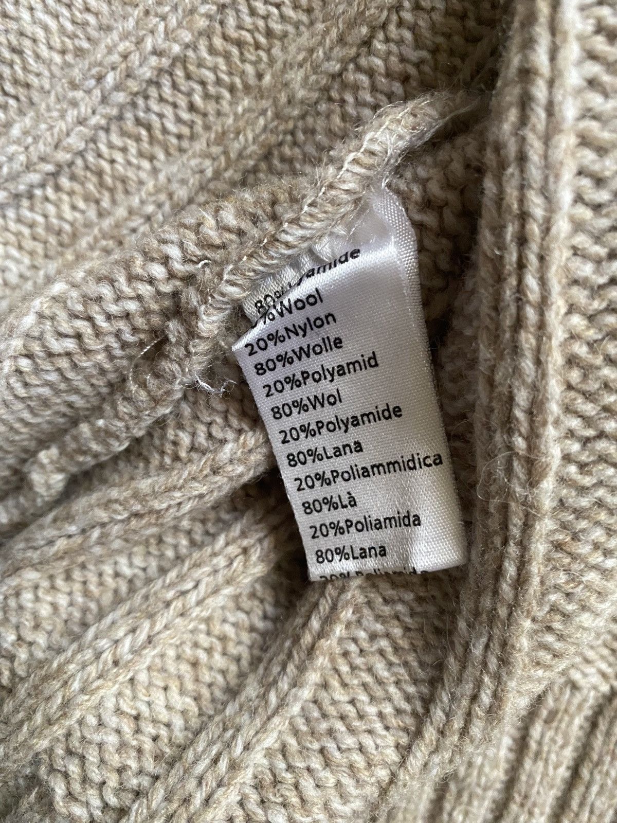 Lacoste × Vintage Lacoste vintage beige wool double zip sweater Size US L / EU 52-54 / 3 - 8 Thumbnail