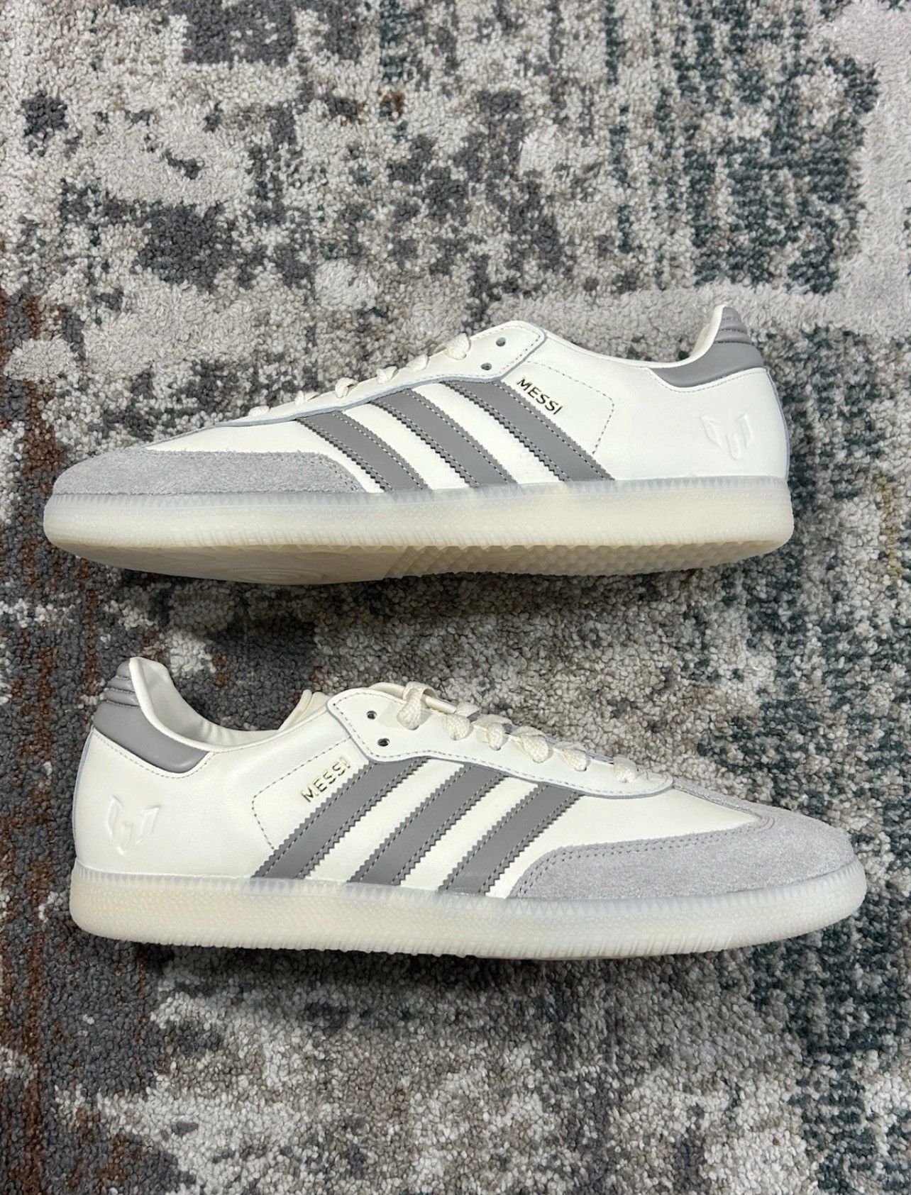 Adidas Adidas Samba Messi Beige/Grey Size US 9.5 / EU 42-43 - 1 Thumbnail