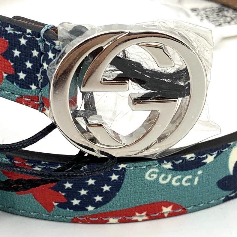 Gucci Gucci Colorful Strawberry Print Waist Belt-2506 Size ONE SIZE - 2 Thumbnail
