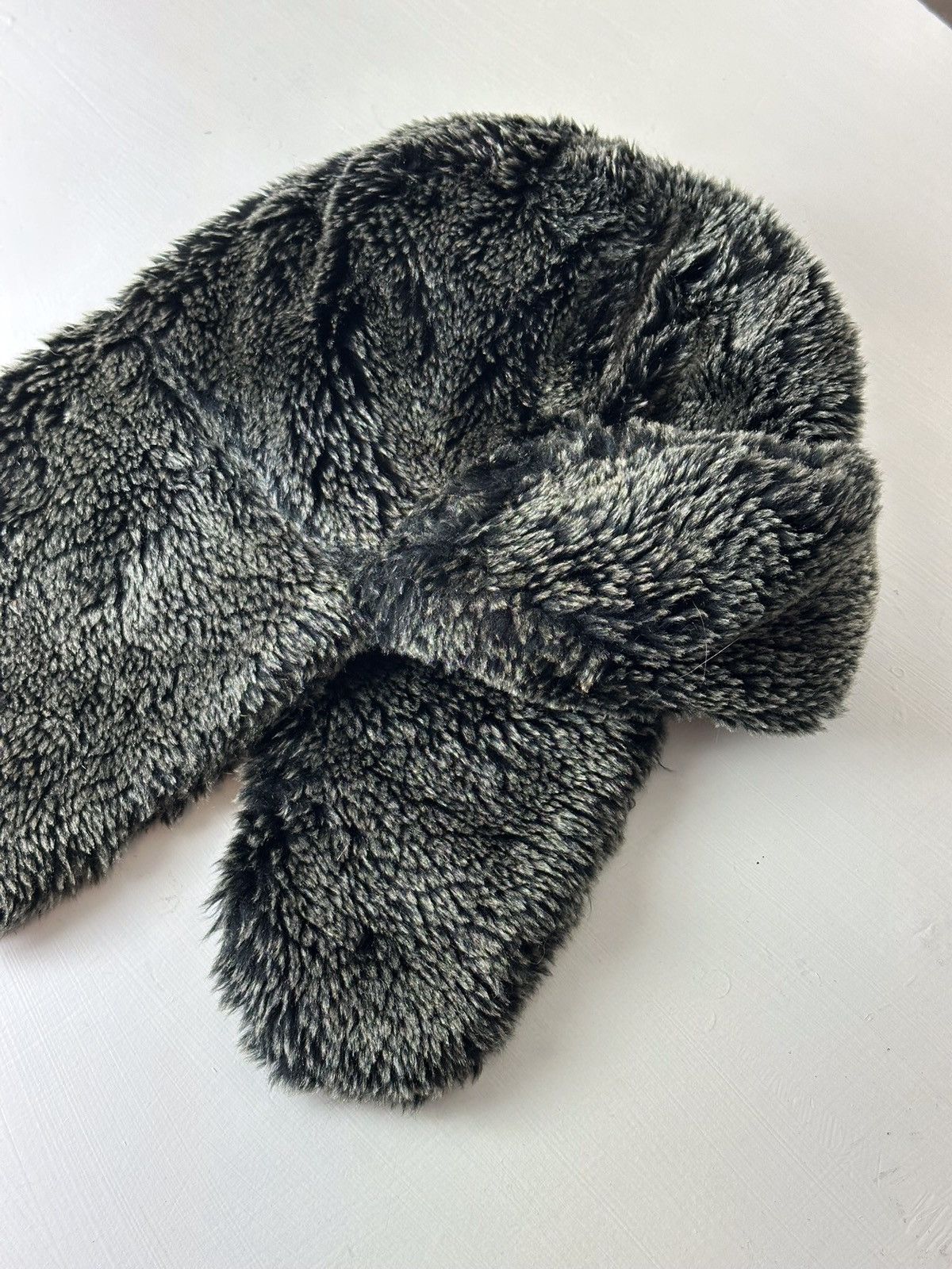 Japanese Brand × Vintage Vintage Crazy Y2k Mohair Fuzzy Hat Ushanka Punk Huge Size ONE SIZE - 2 Thumbnail