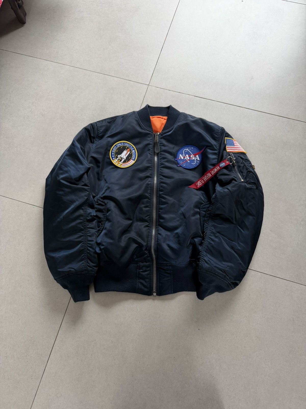Alpha Industries MA-1 NASA Exclusive Bomber Jacket