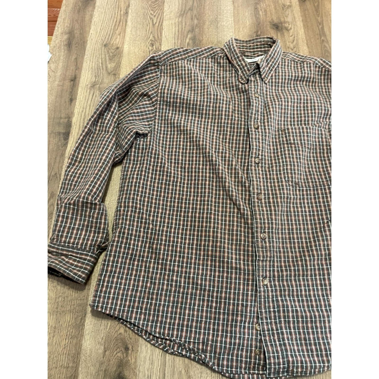 Eddie Bauer Eddie Bauer Shirt Men L Green Red Yellow Plaid Button Up Casual Shirts Size US L / EU 52-54 / 3 - 3 Thumbnail