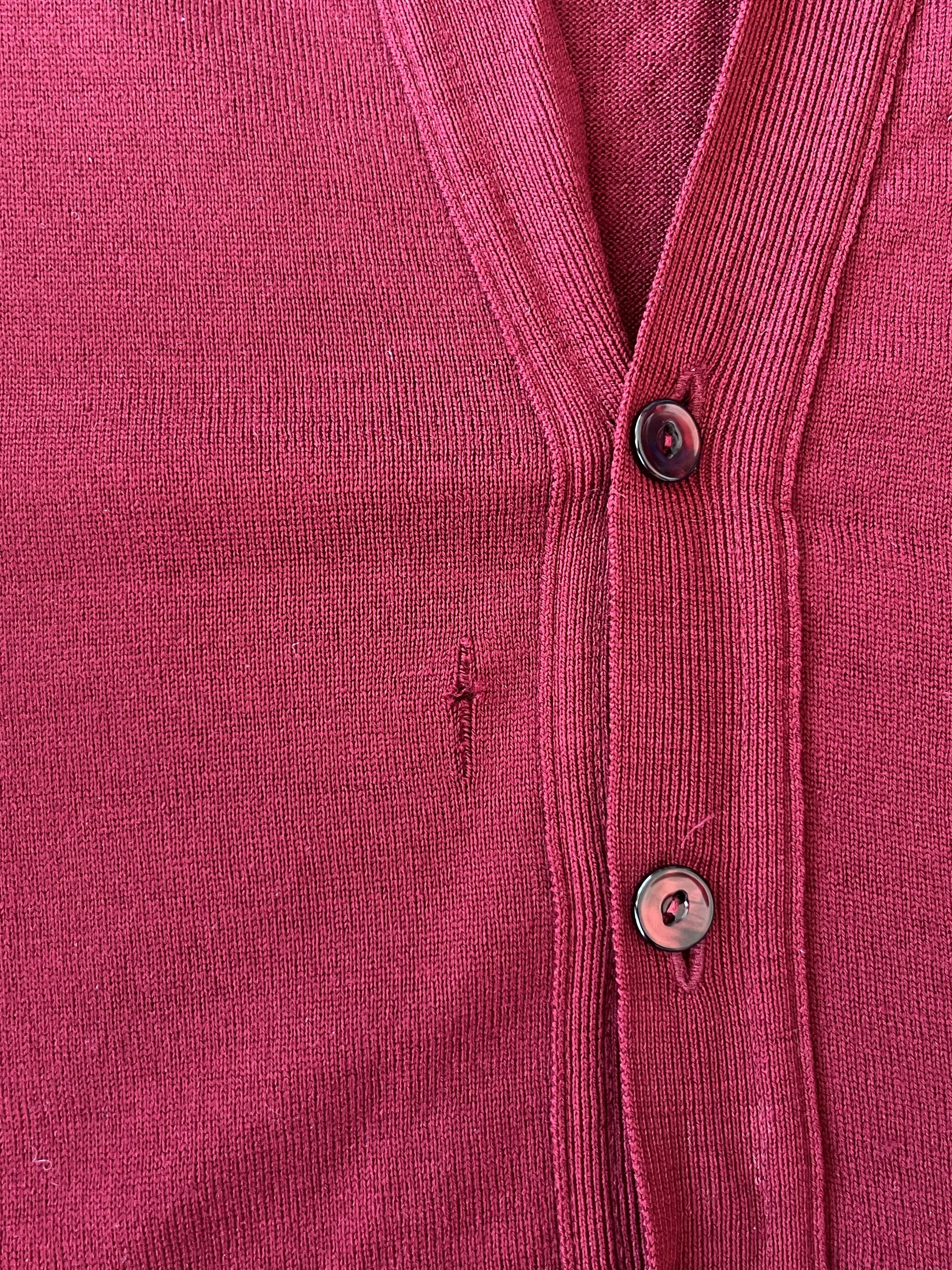 Burberry BURBERRYS Vintage Isle V-Neck Cardigan Vest MADE IN ENGLAND Size US M / EU 48-50 / 2 - 7 Thumbnail