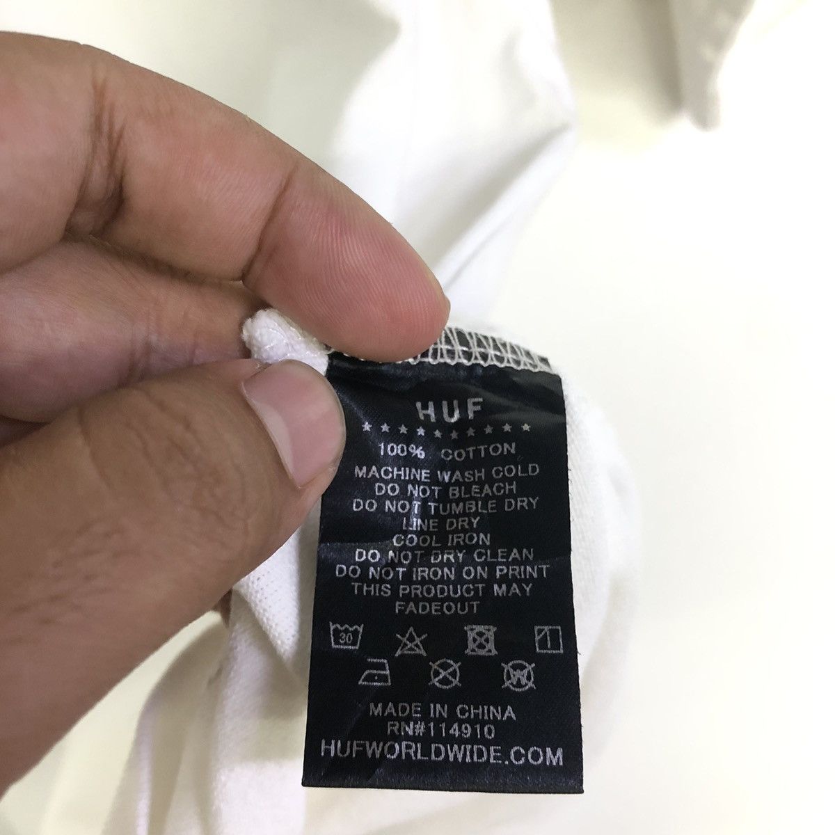 Huf HUF Summer 22 Spellout Backhitt football T-shirt Size US M / EU 48-50 / 2 - 21 Thumbnail
