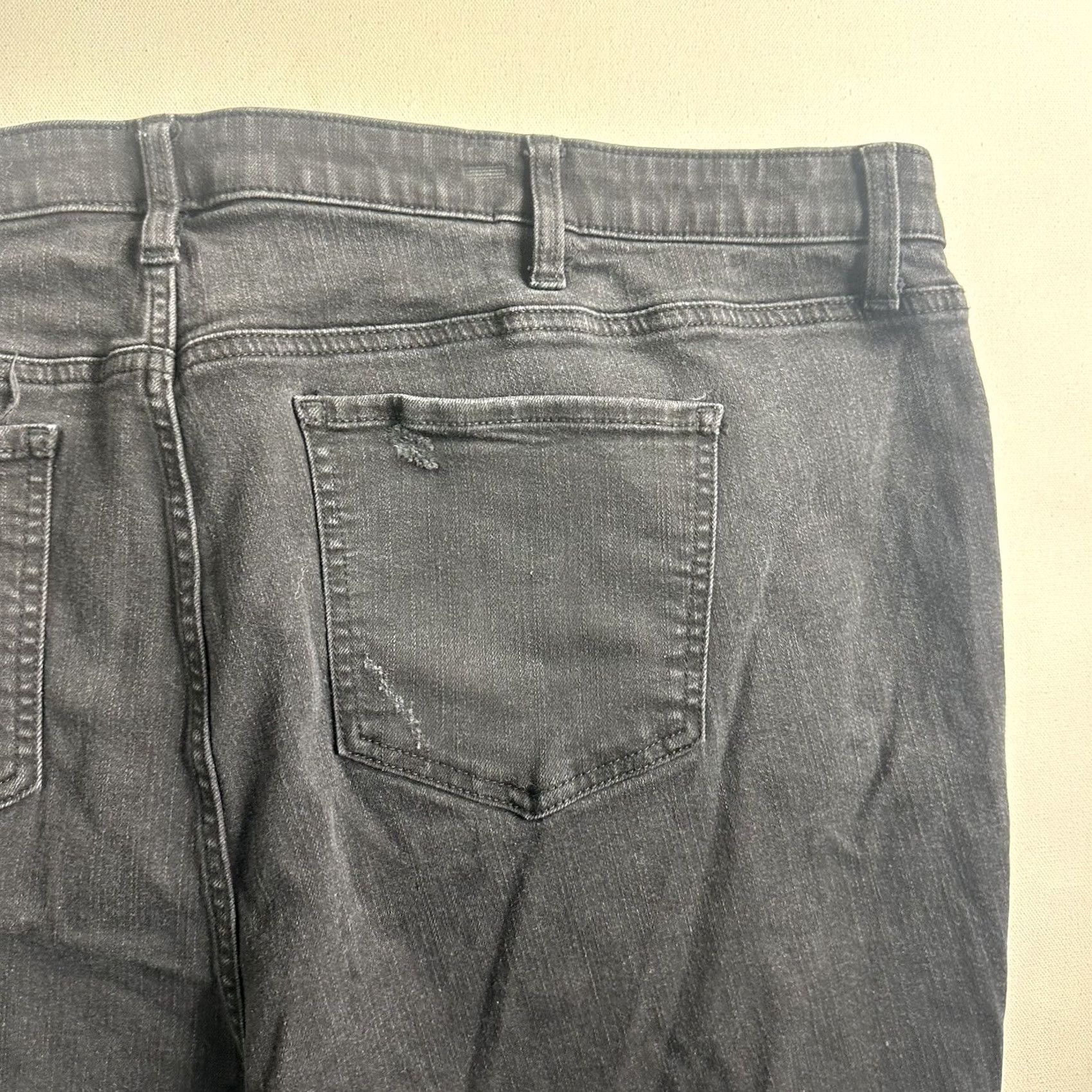 Torrid Torrid Jeans Skinny Black Stretch 26R 26.5" Inseam 5-Pocket High Rise Women Plus Size Regular Vintage: No Size 26" / US 2 / IT 38 - 6 Thumbnail