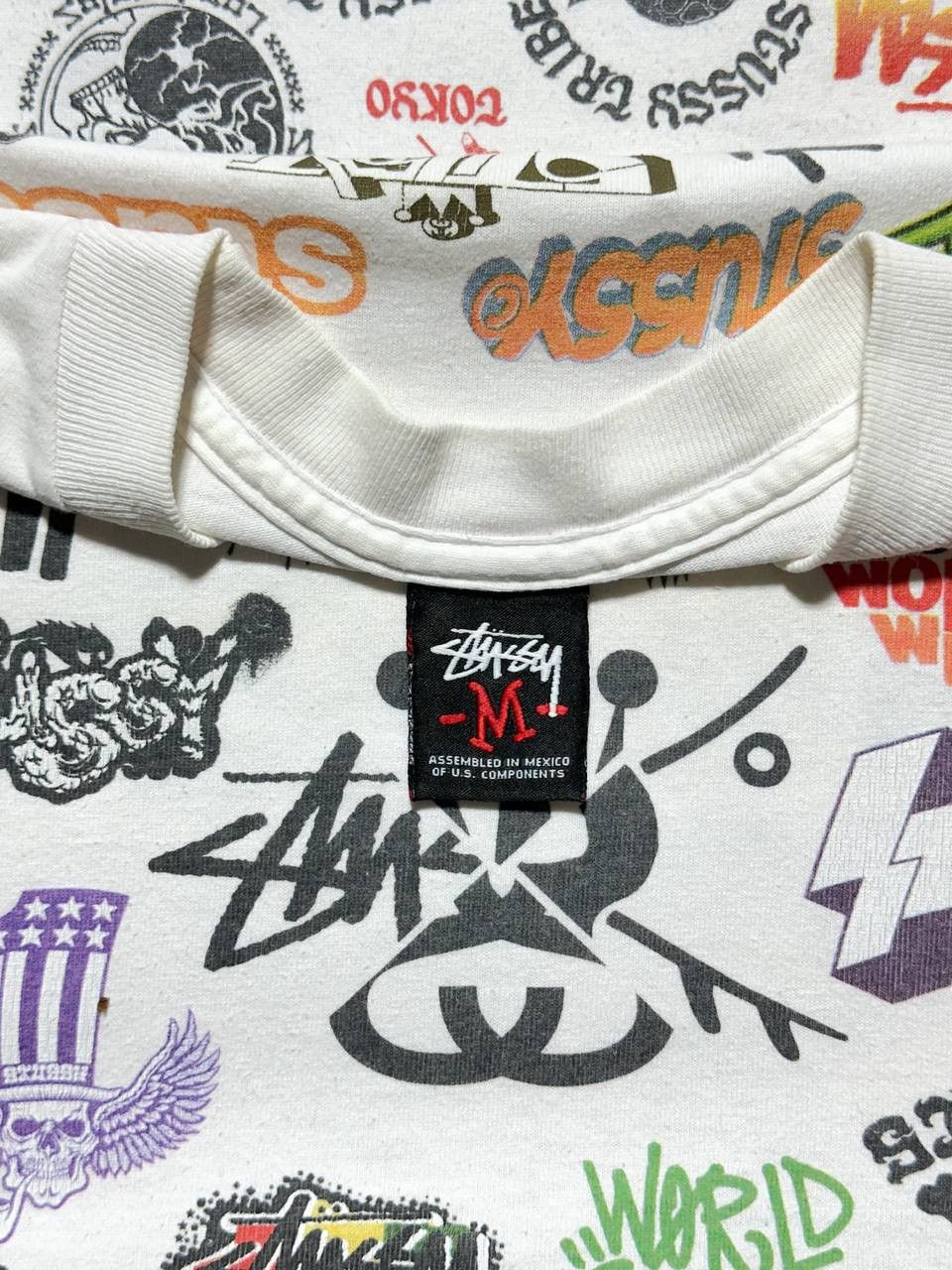 Stussy Stussy 2008 All Logos Tee Size US M / EU 48-50 / 2 - 10 Thumbnail