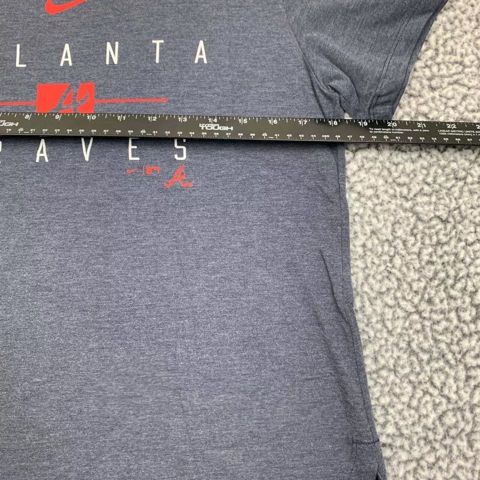 Nike Atlanta Braves Shirt Women Nike Short Sleeve Crew Neck New M Size M / US 6-8 / IT 42-44 - 4 Thumbnail