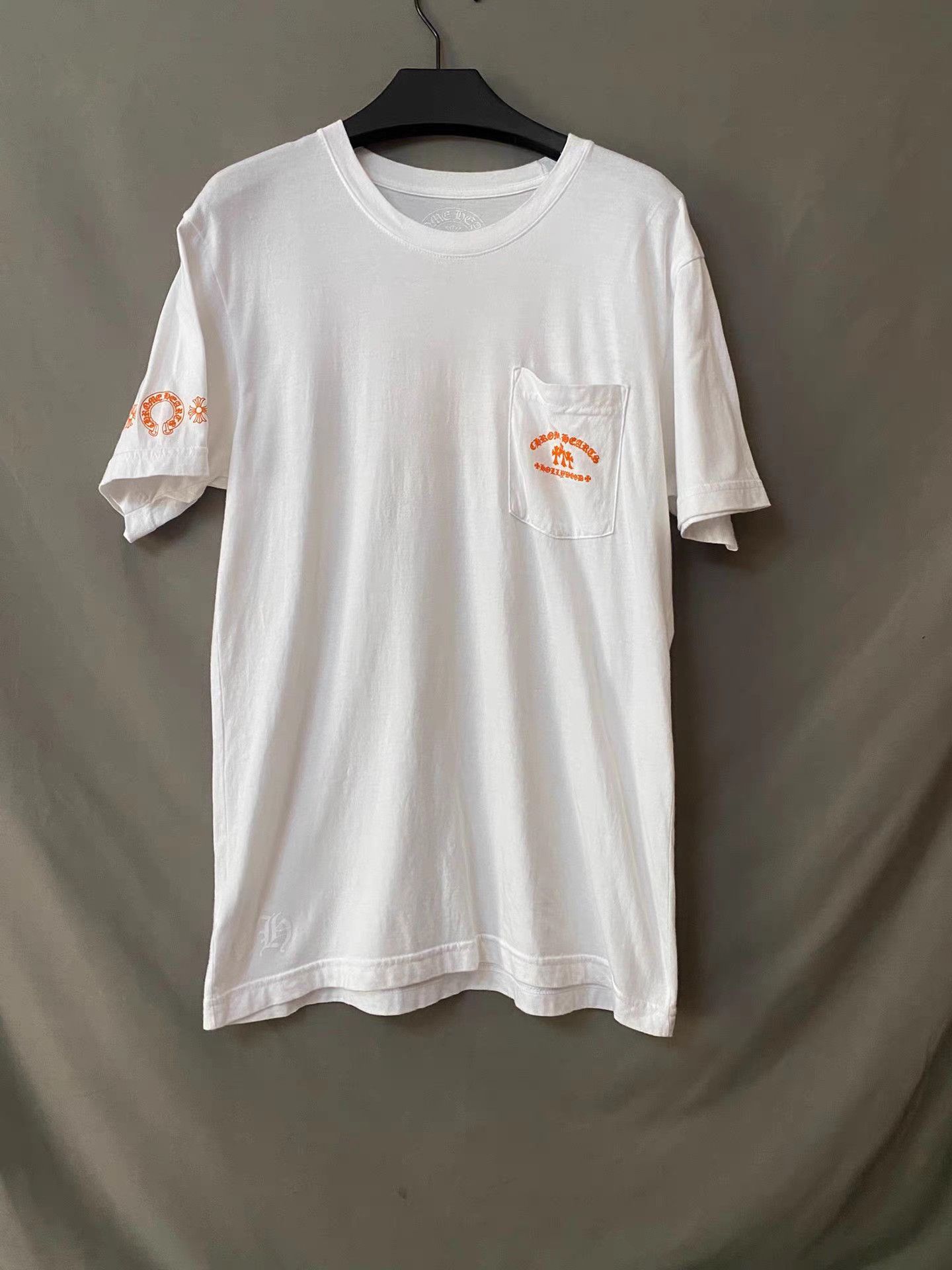 Chrome Hearts Chrome Hearts Orange Thirty Cross Tee Size US M / EU 48-50 / 2 - 1 Thumbnail