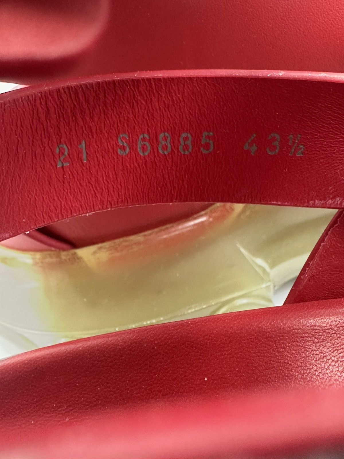 Rick Owens Rick Owens Red with Transparent Sole Size US 10.5 / EU 43-44 - 13 Thumbnail